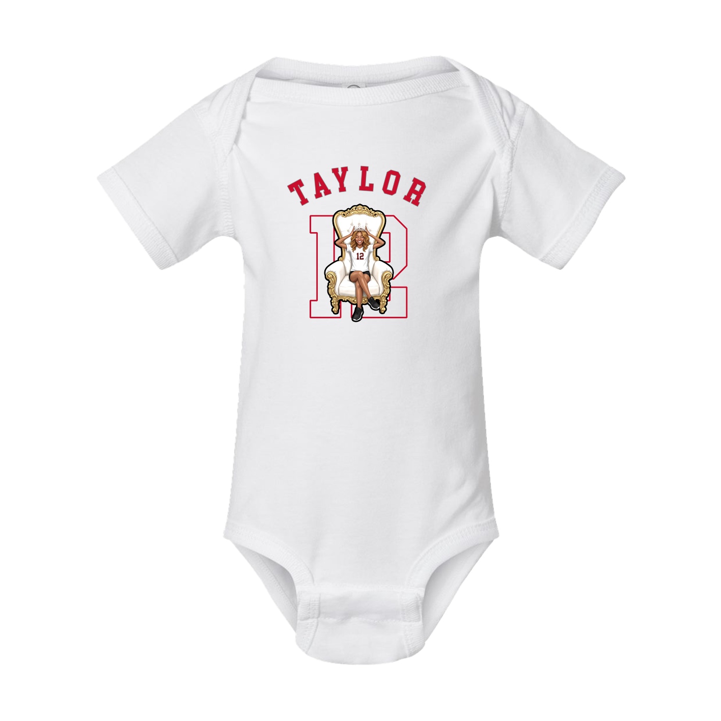 Baby Onesie — Shirsey Arch in White
