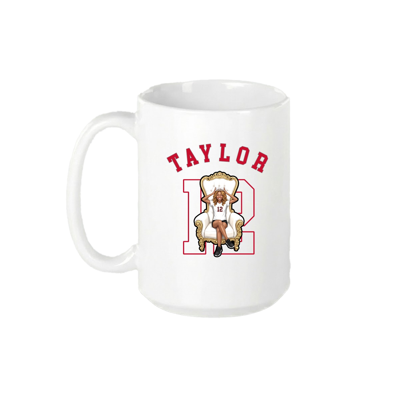 15oz Coffee Mug — Shirsey Arch in White