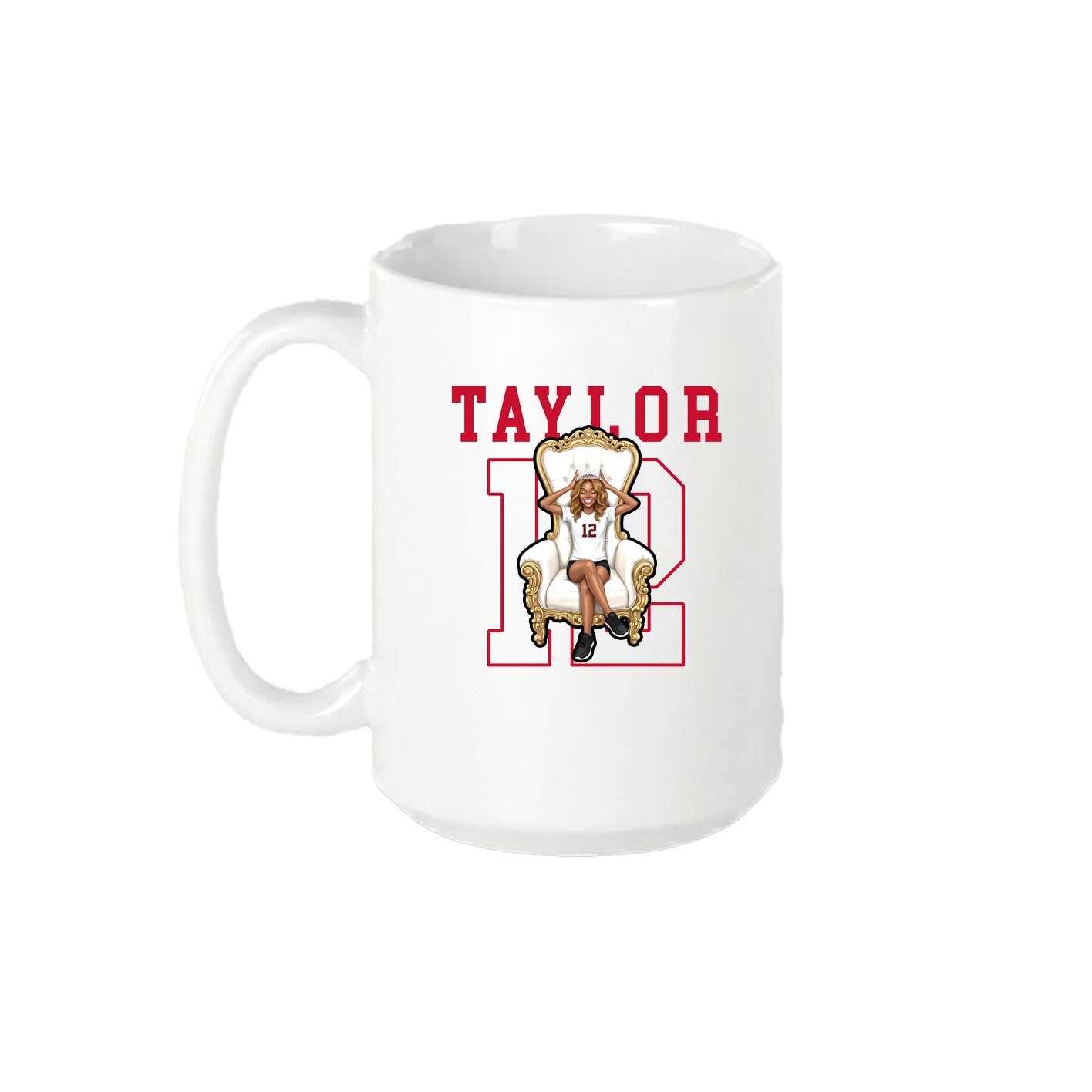 15oz Coffee Mug — Shirsey in White