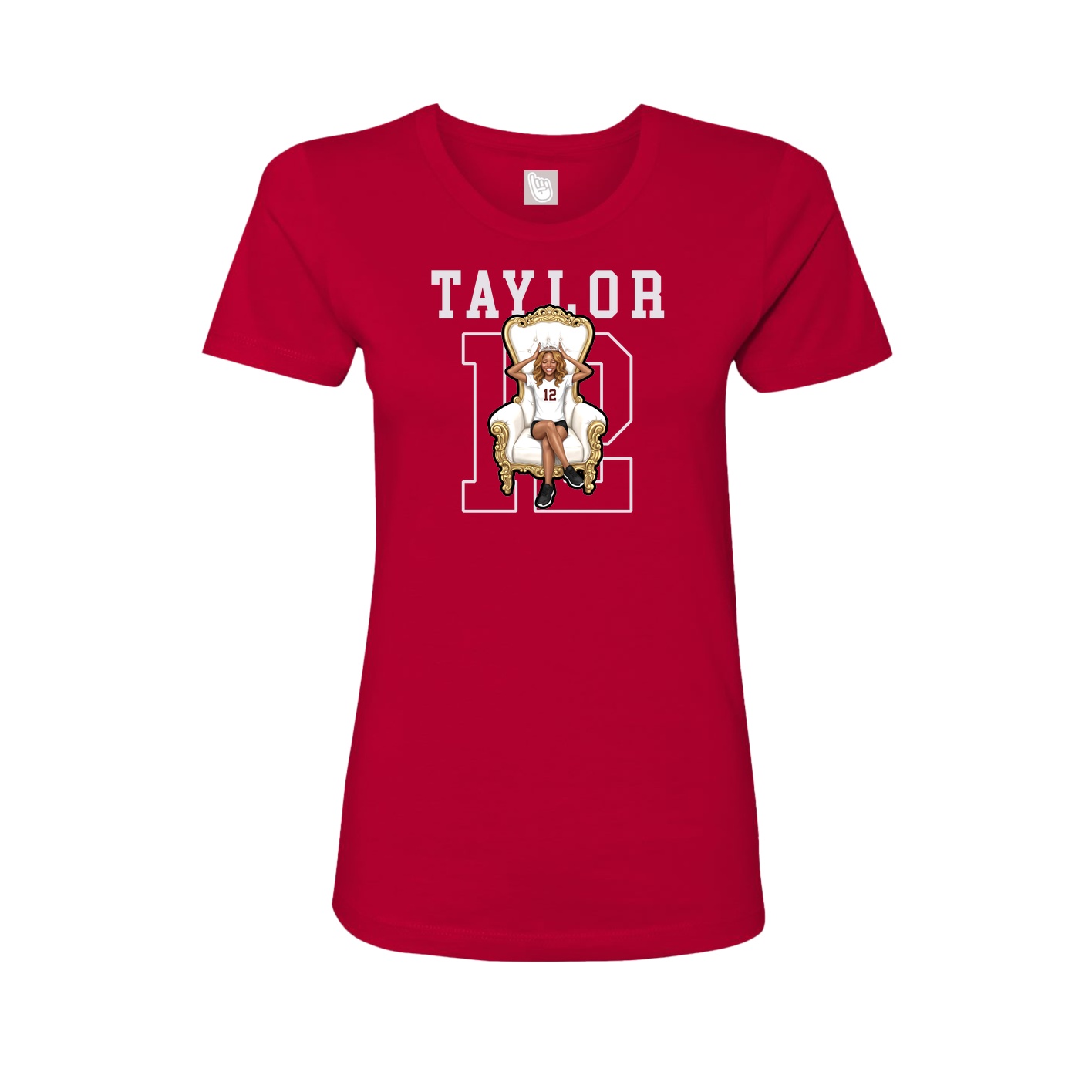 Fitted Women's Tee — Shirsey in Red