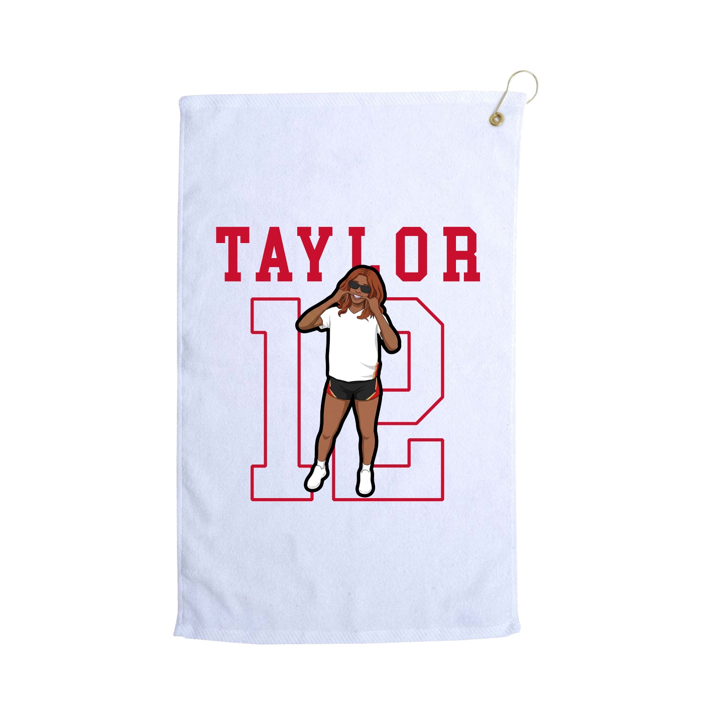 Golf Towel — Shirsey in White