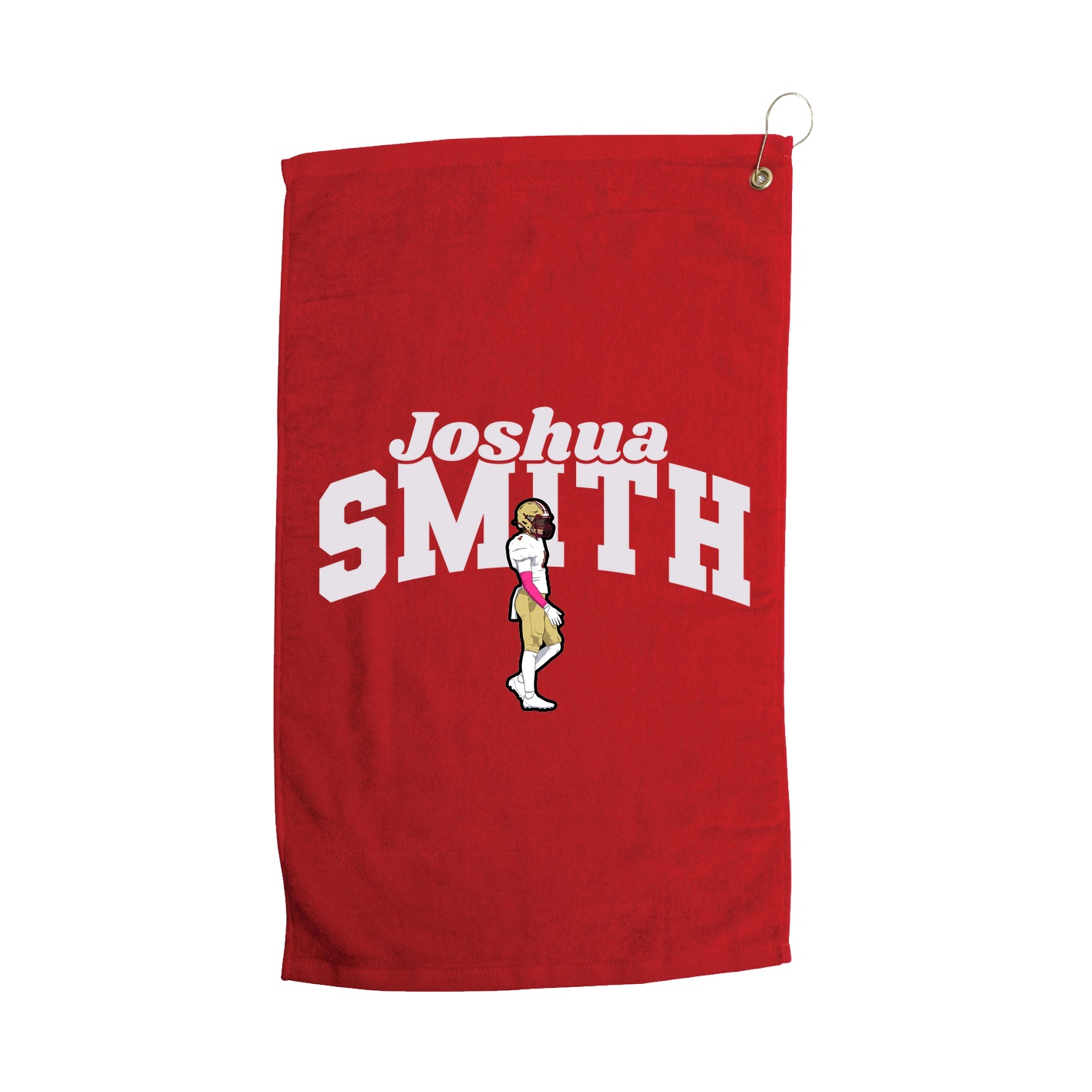Golf Towel — Signature Arch in Red