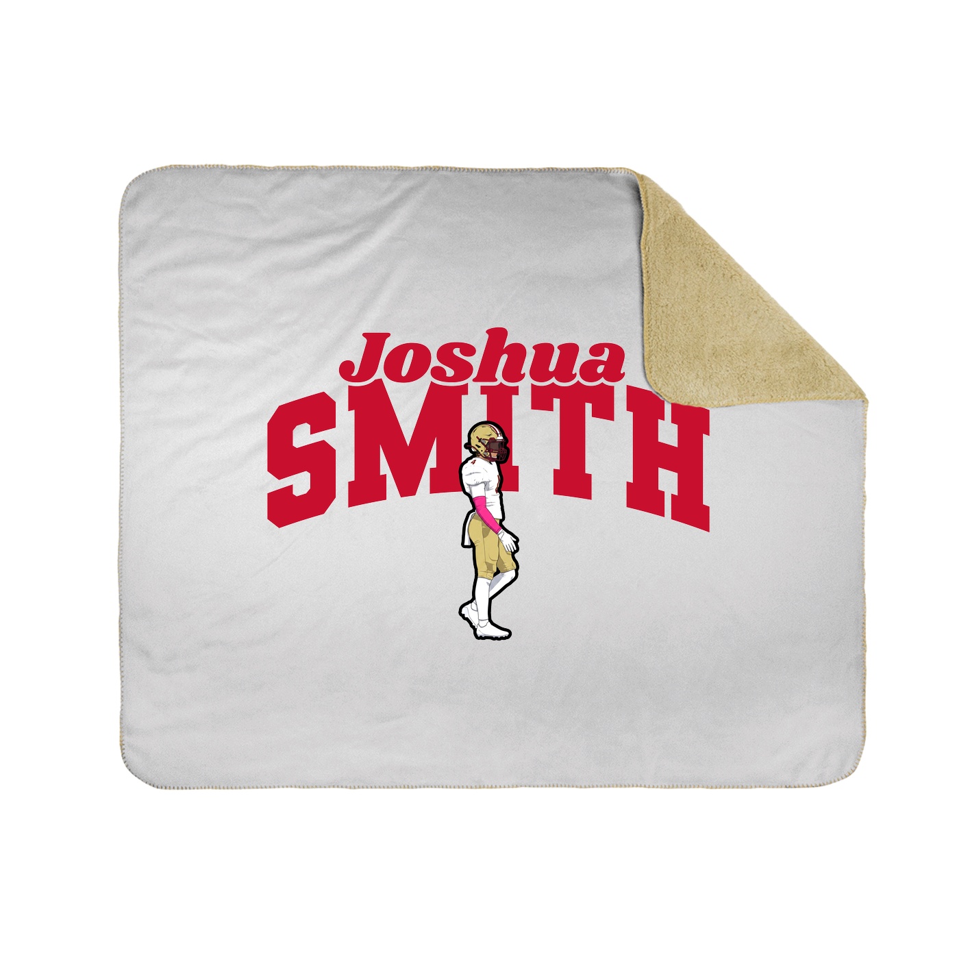 Throw Blanket — Signature Arch in White