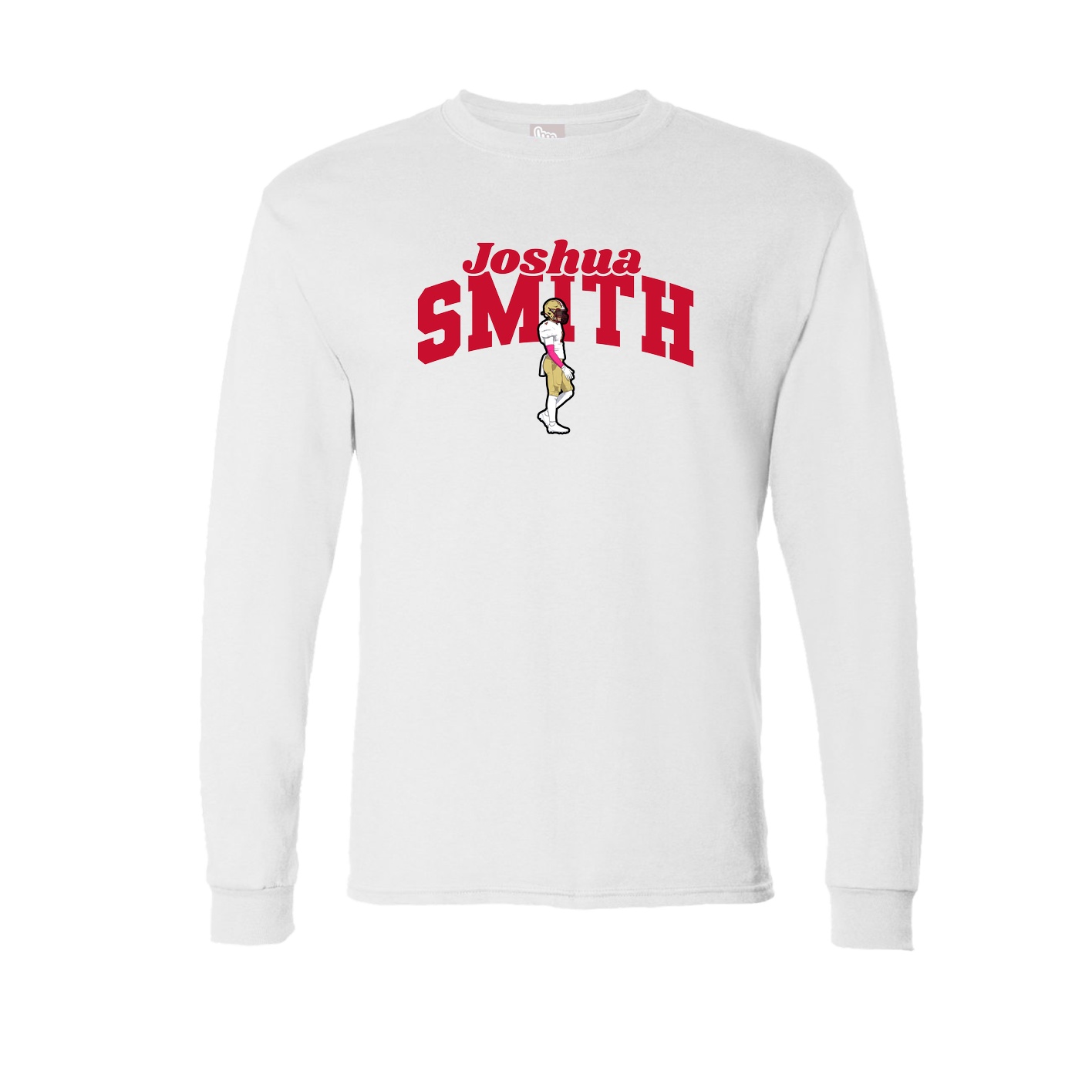 Long Sleeve Tee — Signature Arch in White