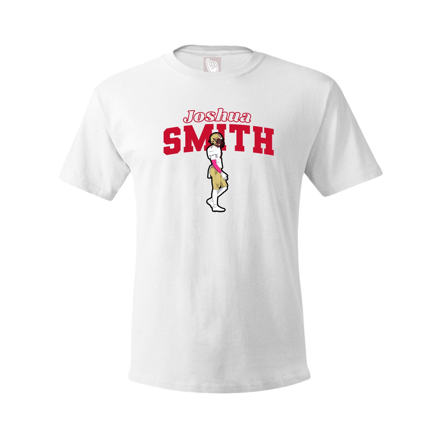 Tee — Name Arch in White