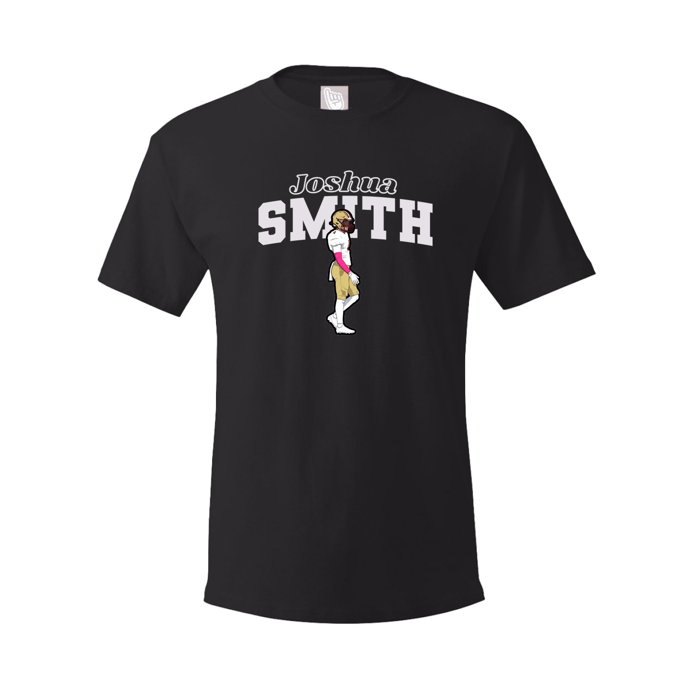 Youth Tee — Name Arch in Black