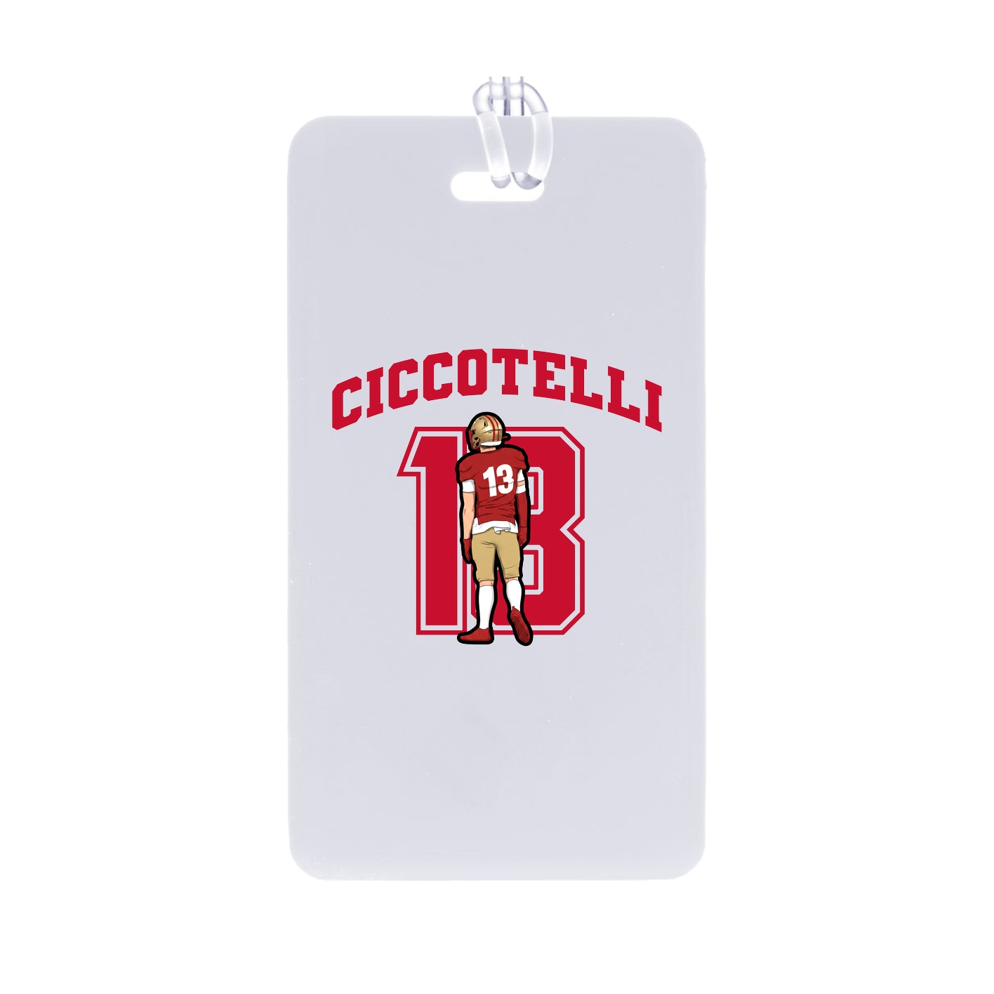 Bag Tag — Number in Classic