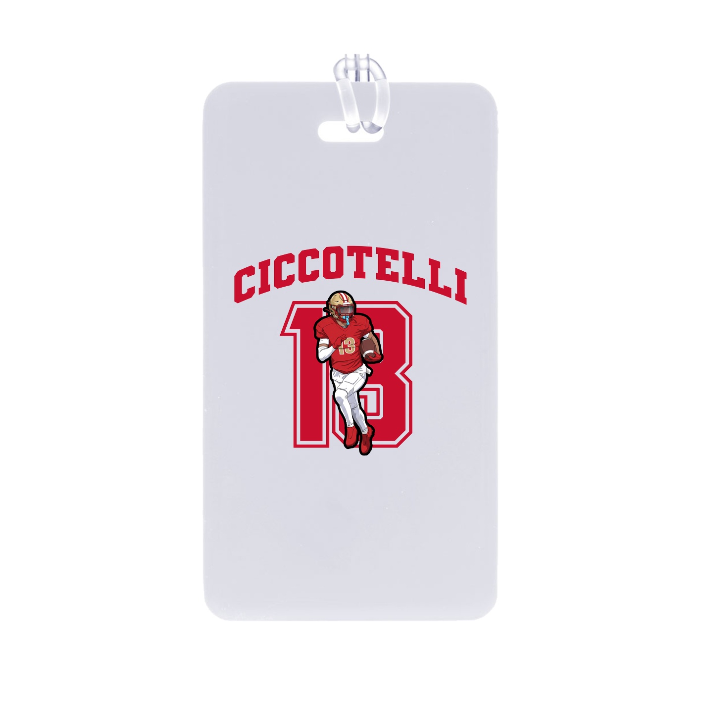 Bag Tag — Number in Classic
