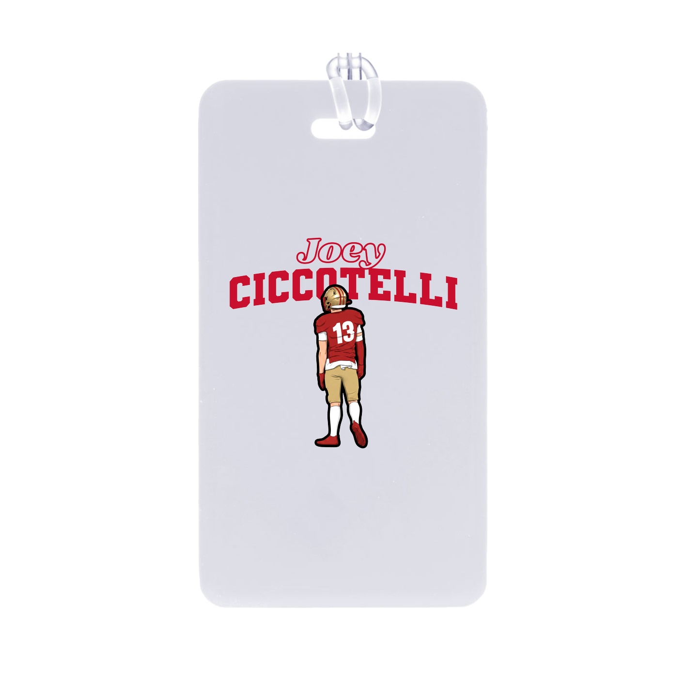 Bag Tag — Name Arch in Classic