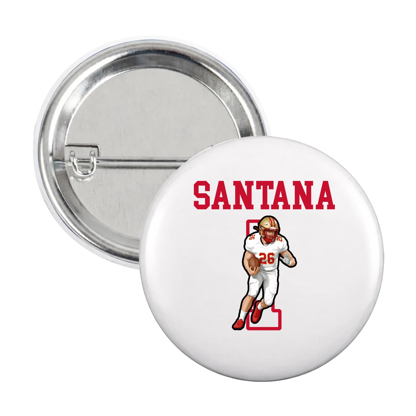 Game Day Button — Shirsey in White