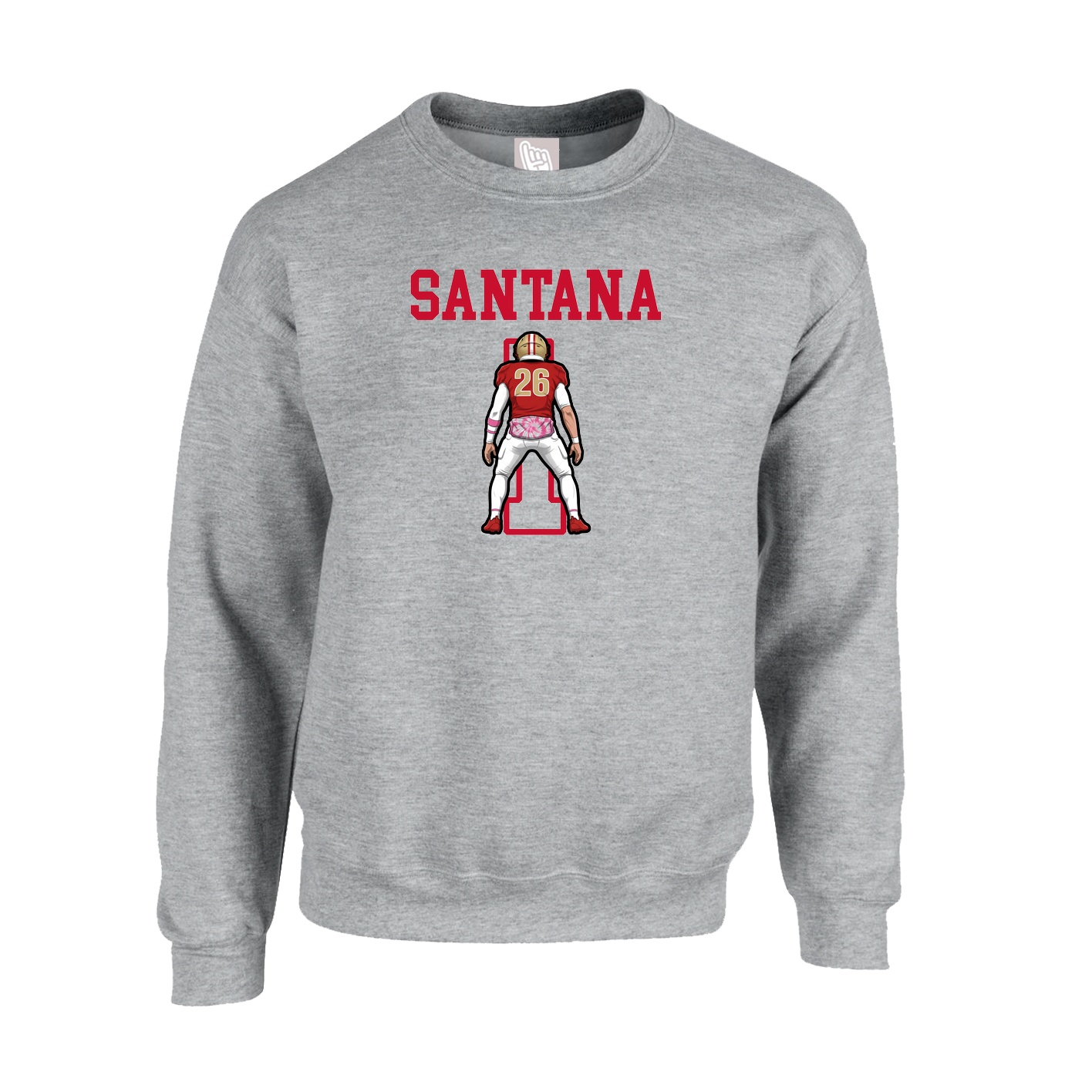 Fleece Crew — Shirsey in Grey
