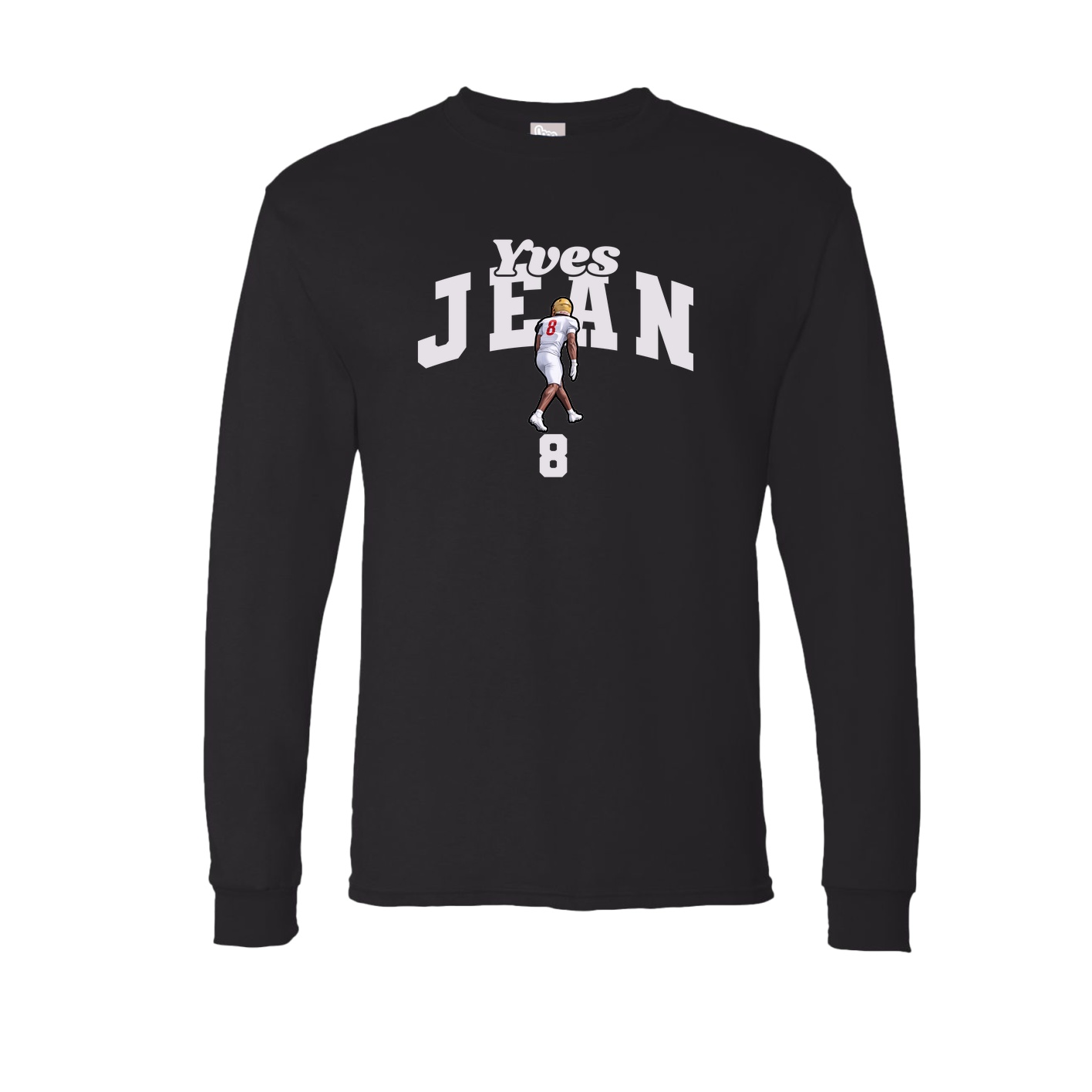 Long Sleeve Tee — Signature Arch in Black