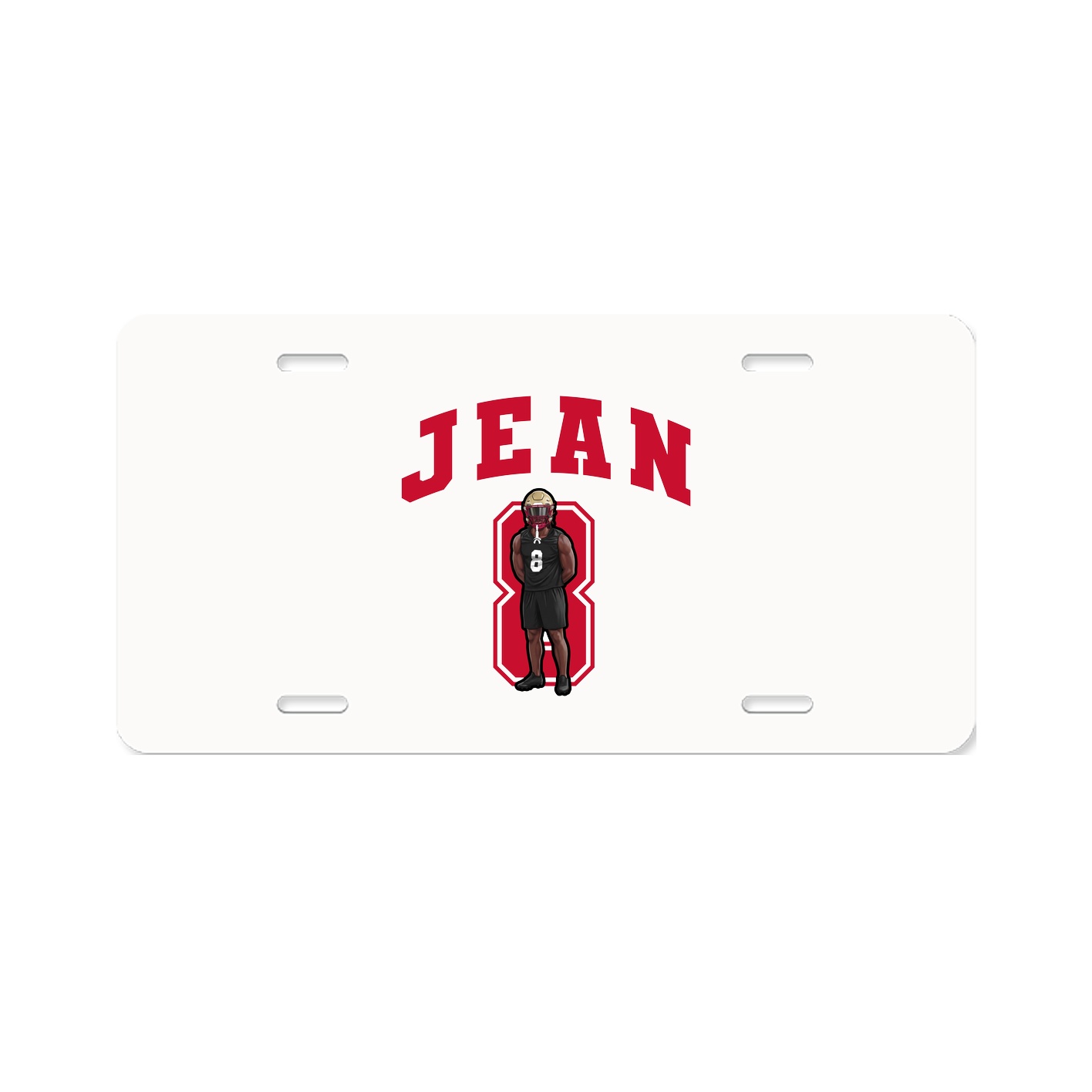 License Plate — Number in Classic