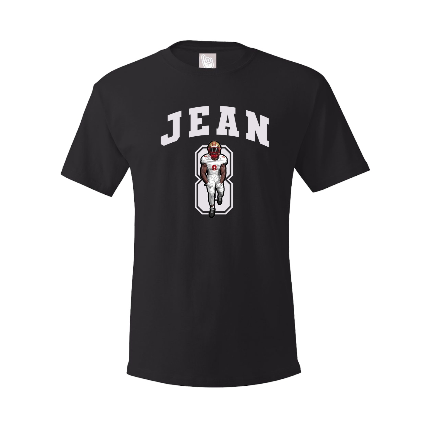 Youth Tee — Number in Black