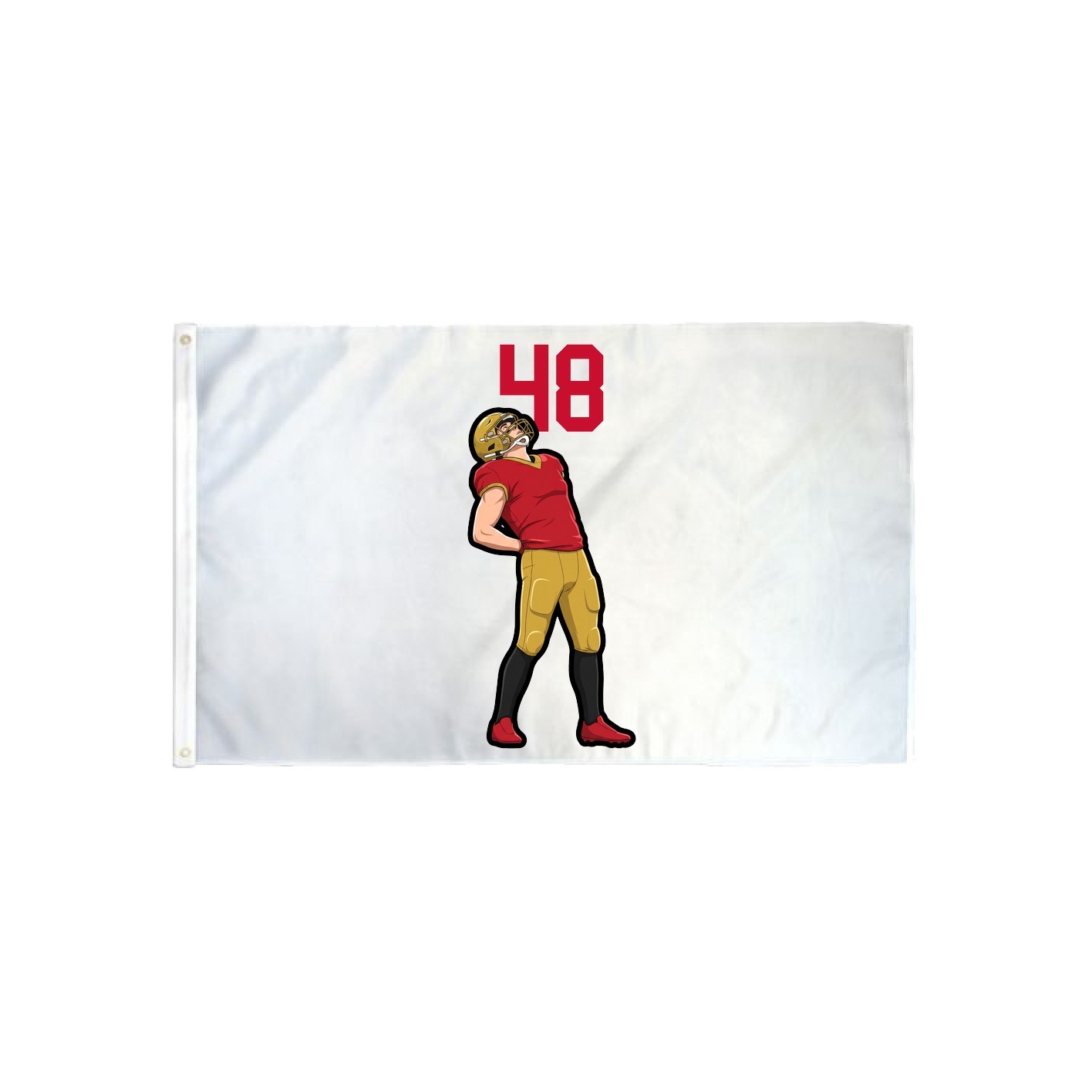 3x5 Flag — Number Top in Classic