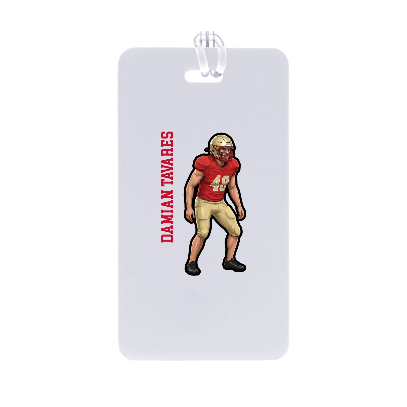 Bag Tag — Name Vertical in Classic