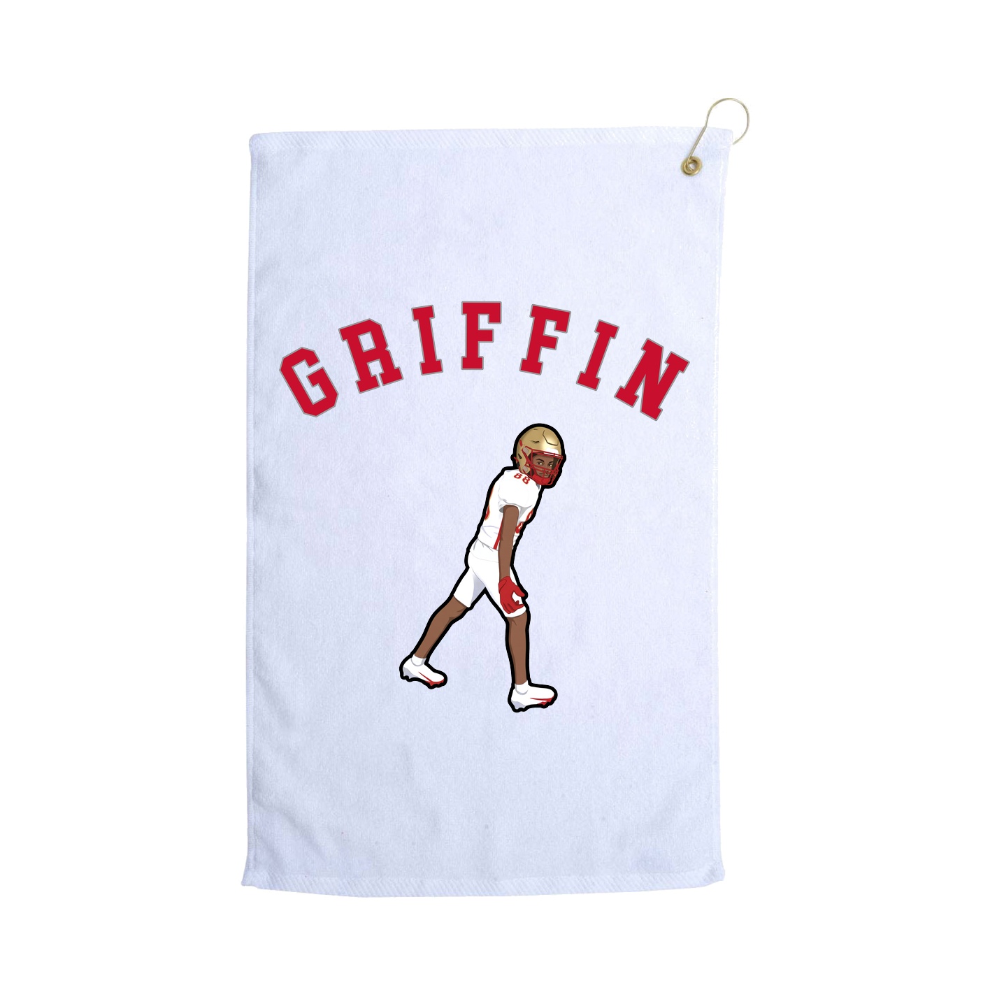 Golf Towel — Shirsey Arch in White