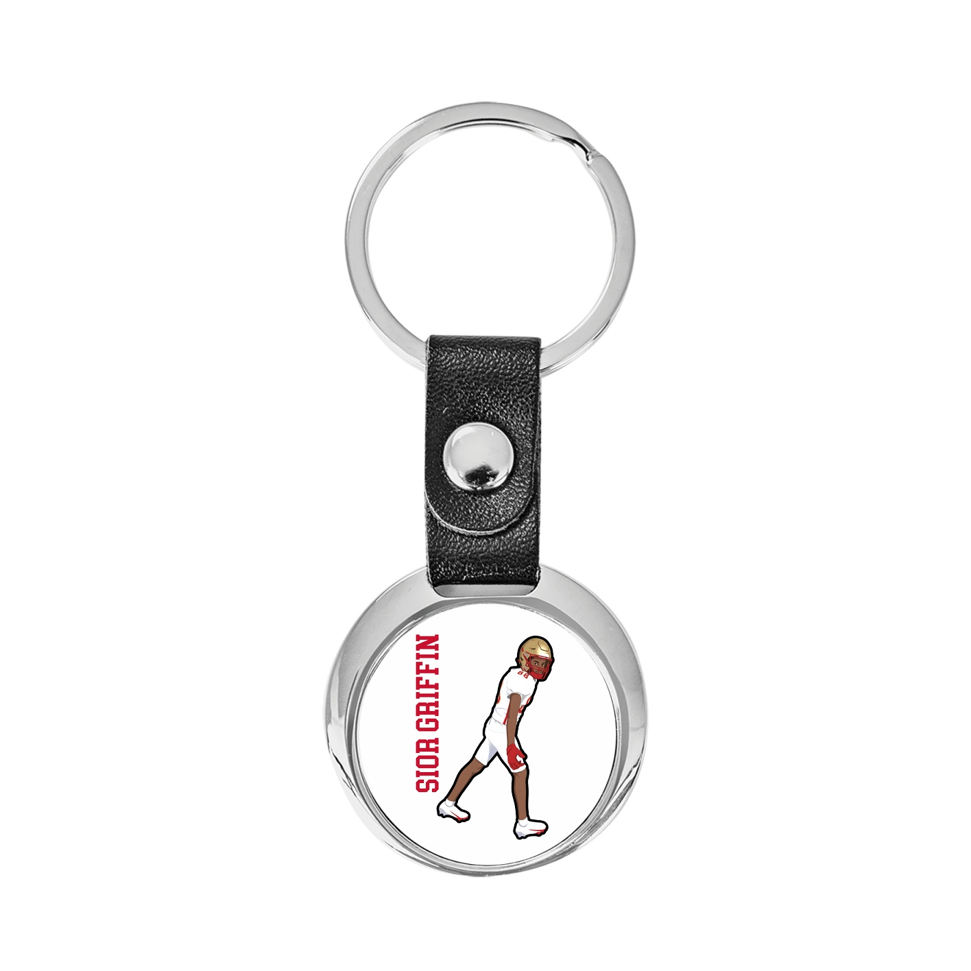 Key Chain — Name Vertical in Classic