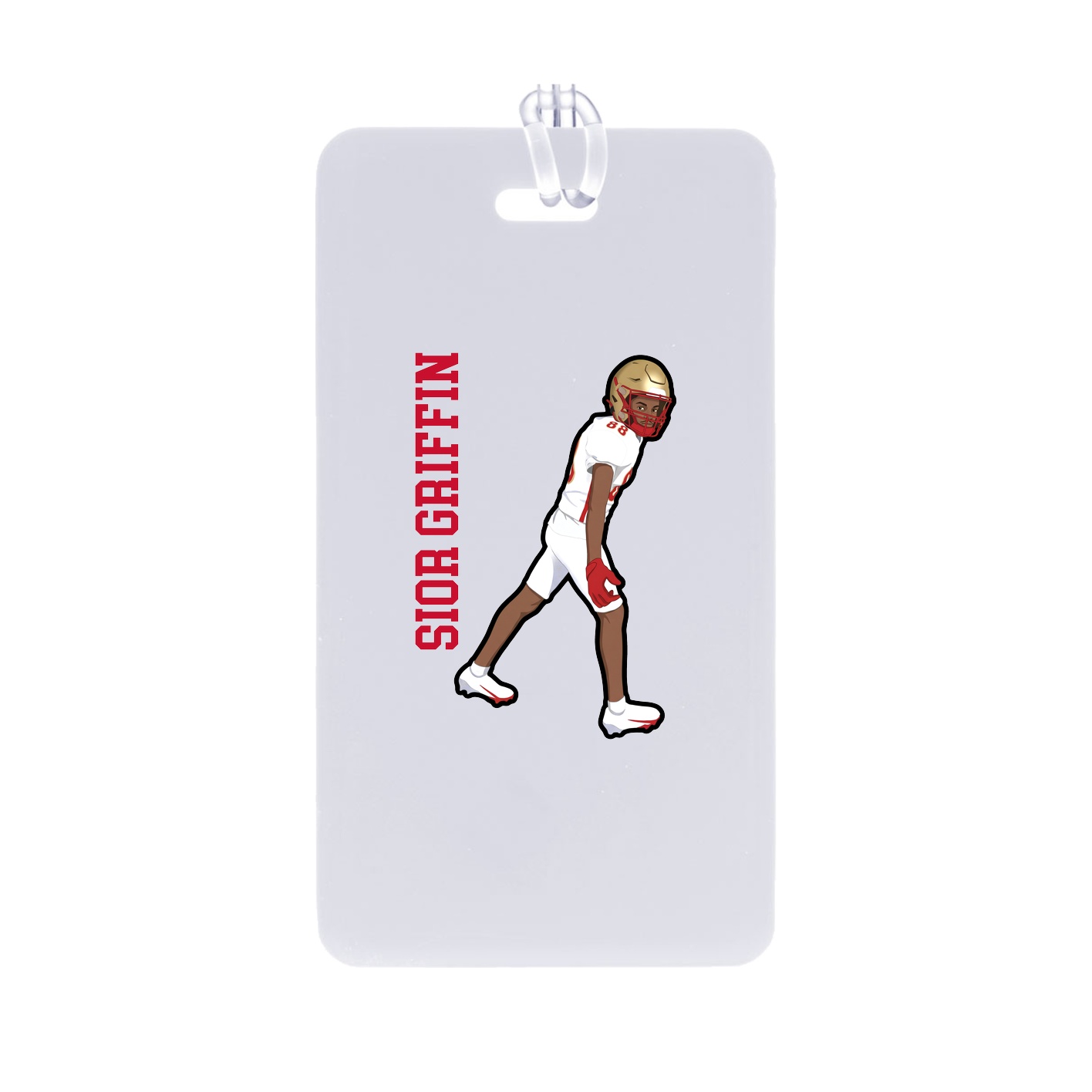 Bag Tag — Name Vertical in Classic