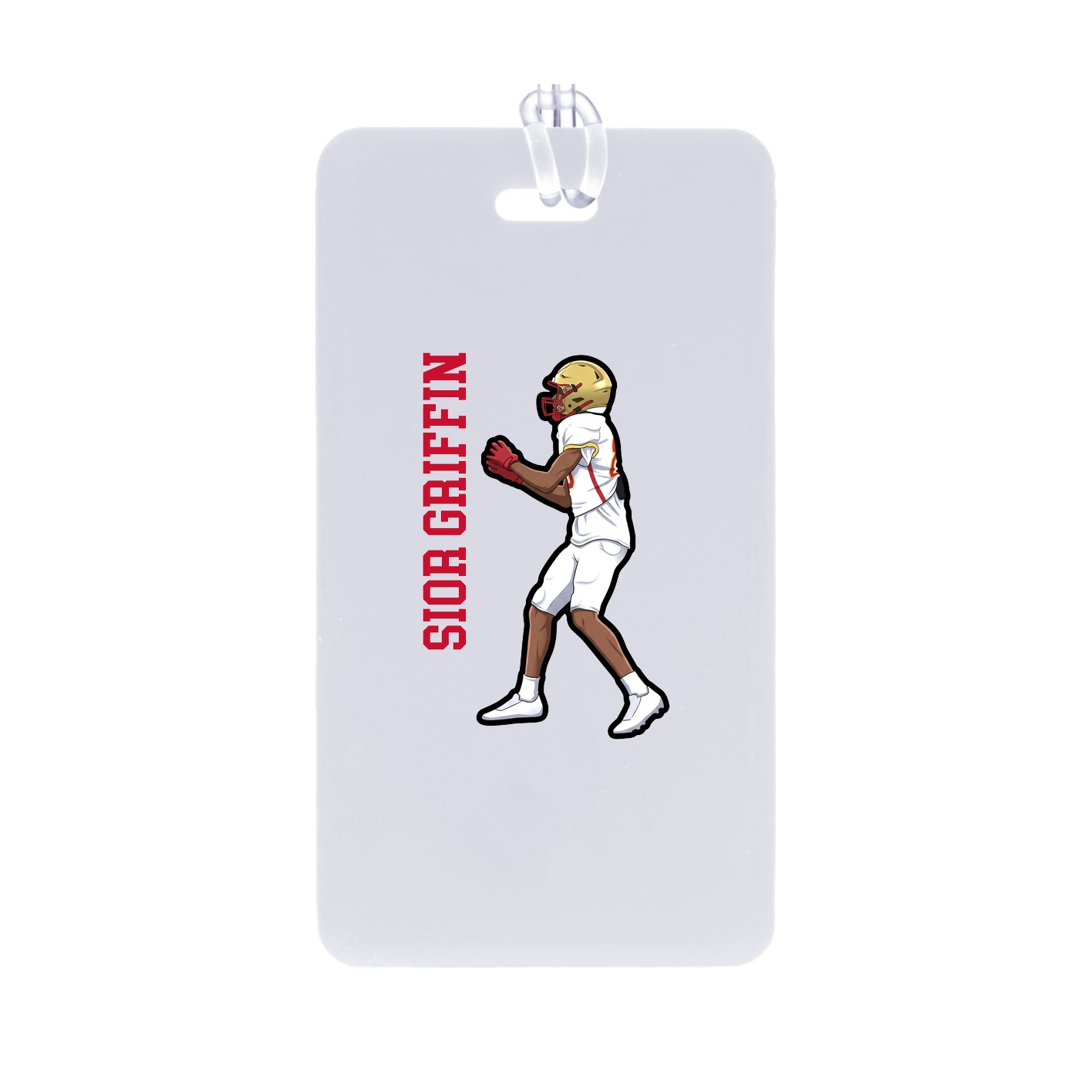 Bag Tag — Name Vertical in Classic