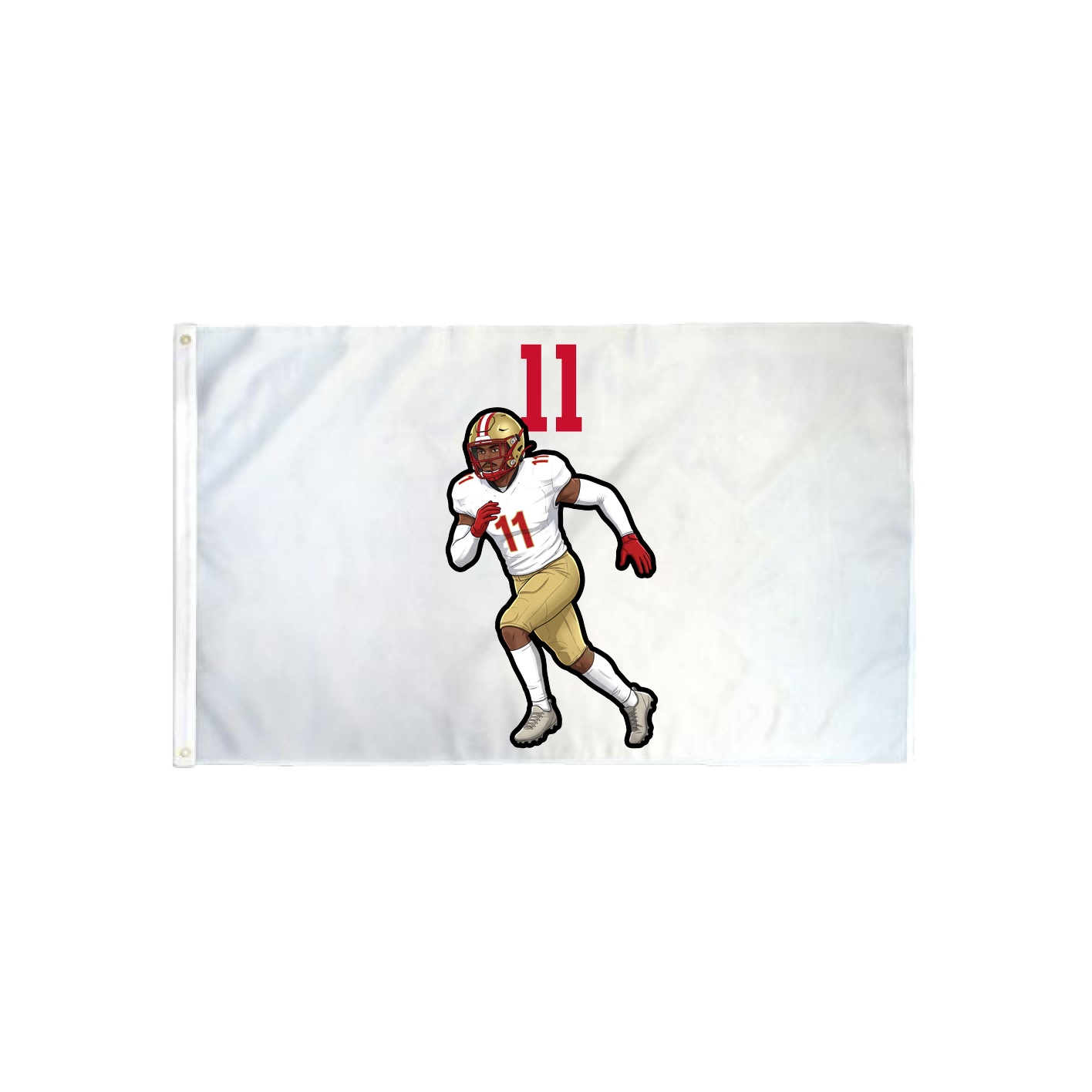 3x5 Flag — Number Top in Classic