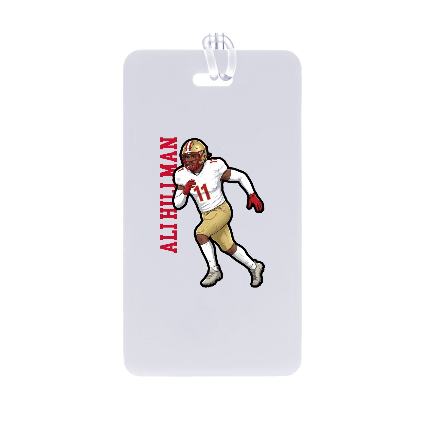 Bag Tag — Name Vertical in Classic