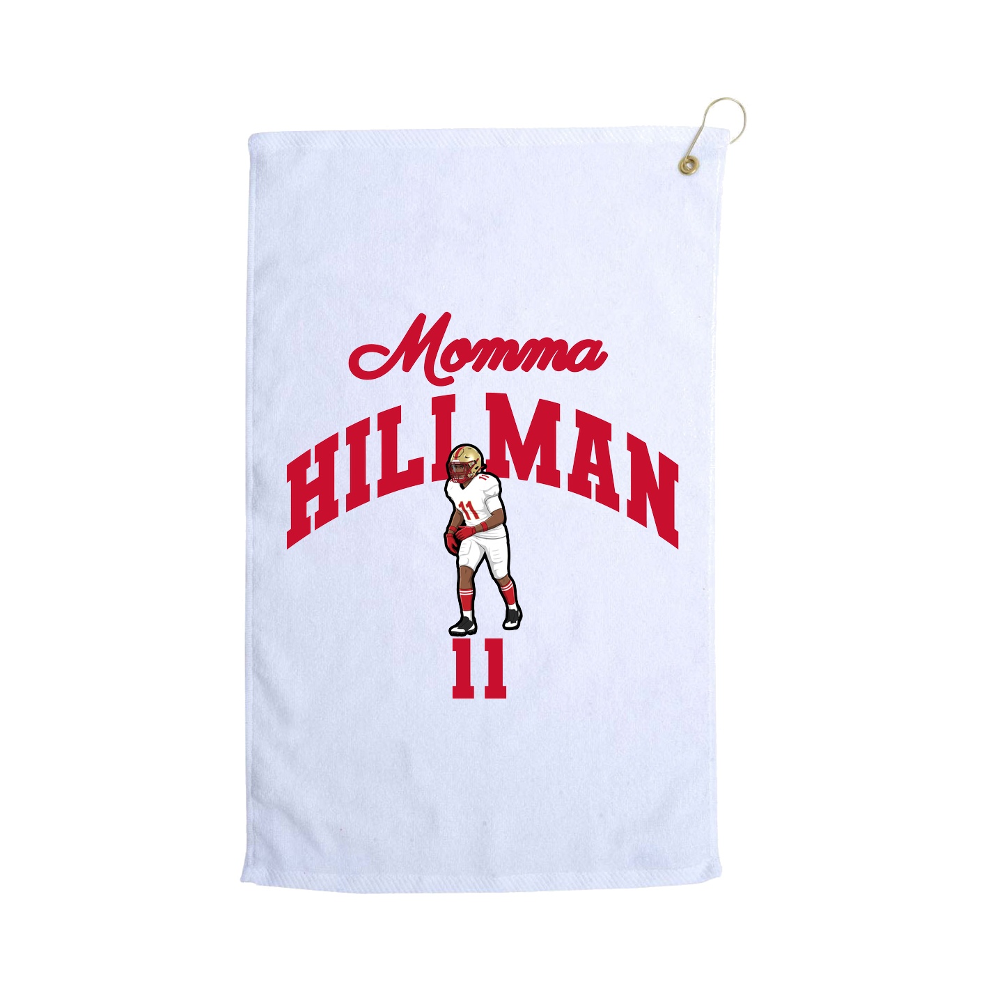 Golf Towel — Mothers Day Arch in White