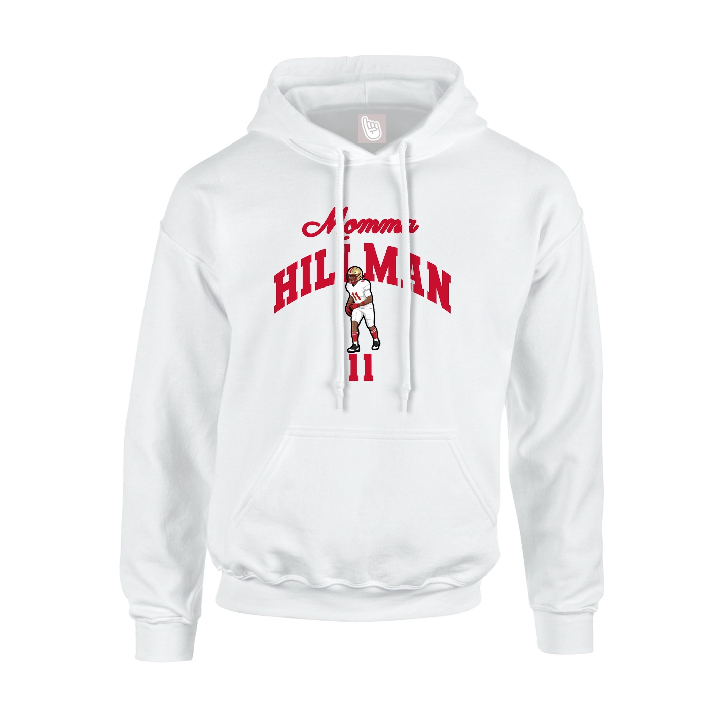 Hoodie — Mothers Day Arch in White