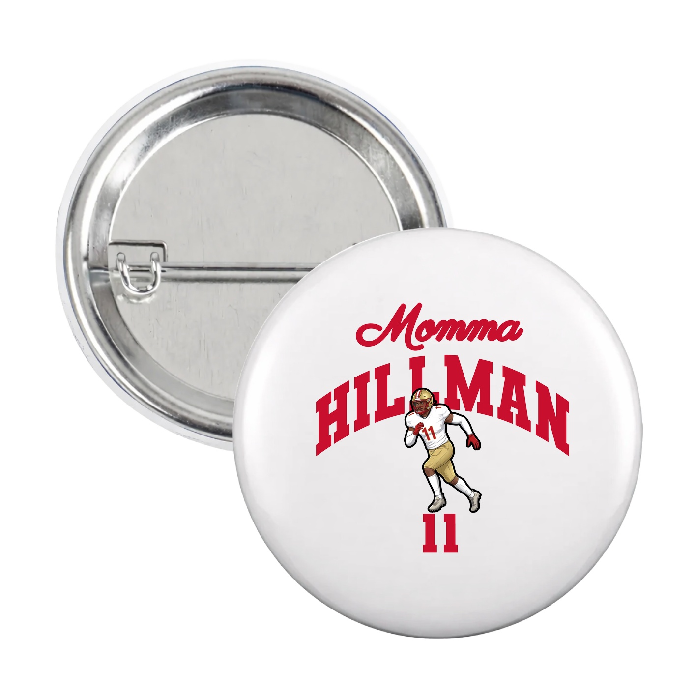Game Day Button — Mothers Day Arch in White