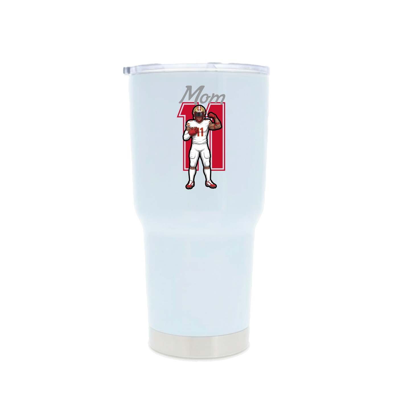 30oz Stainless Steel Tumbler — Mothers Day Shirsey in White