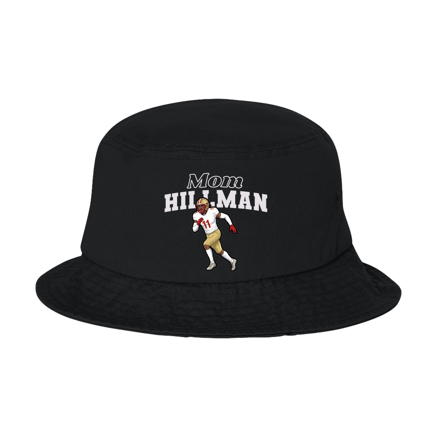 Bucket Cap — Mothers Day Block in Black