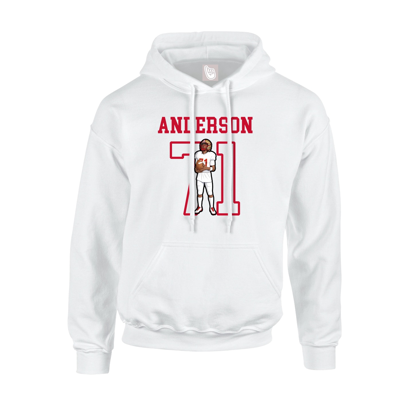 Youth Hoodie — Shirsey in White