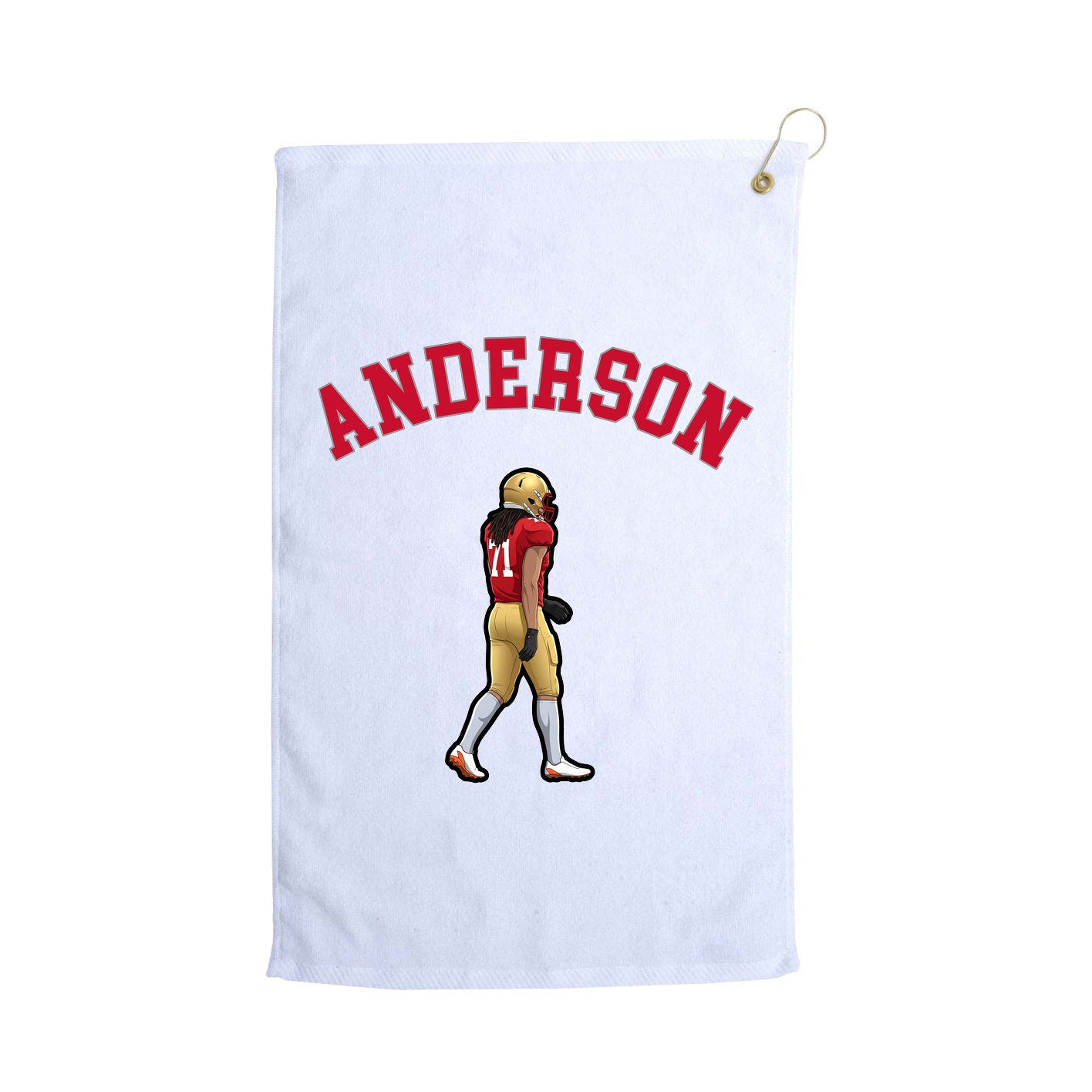 Golf Towel — Shirsey Arch in White