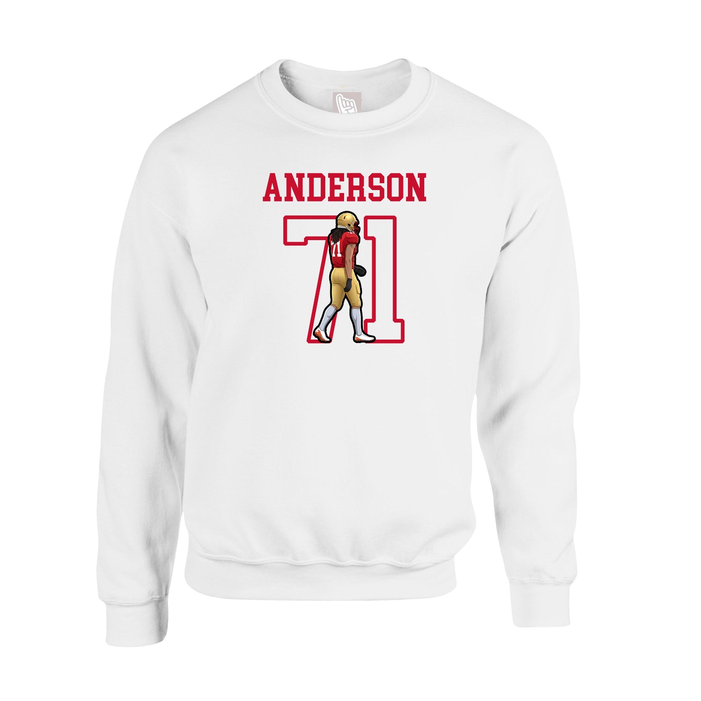 Fleece Crew — Shirsey in White