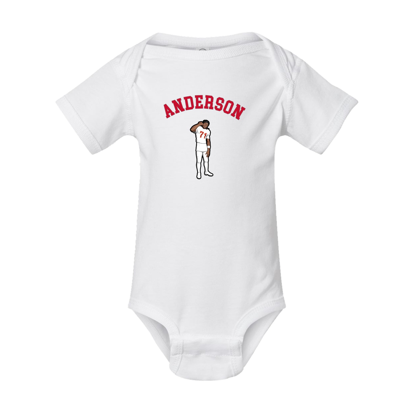 Baby Onesie — Shirsey Arch in White