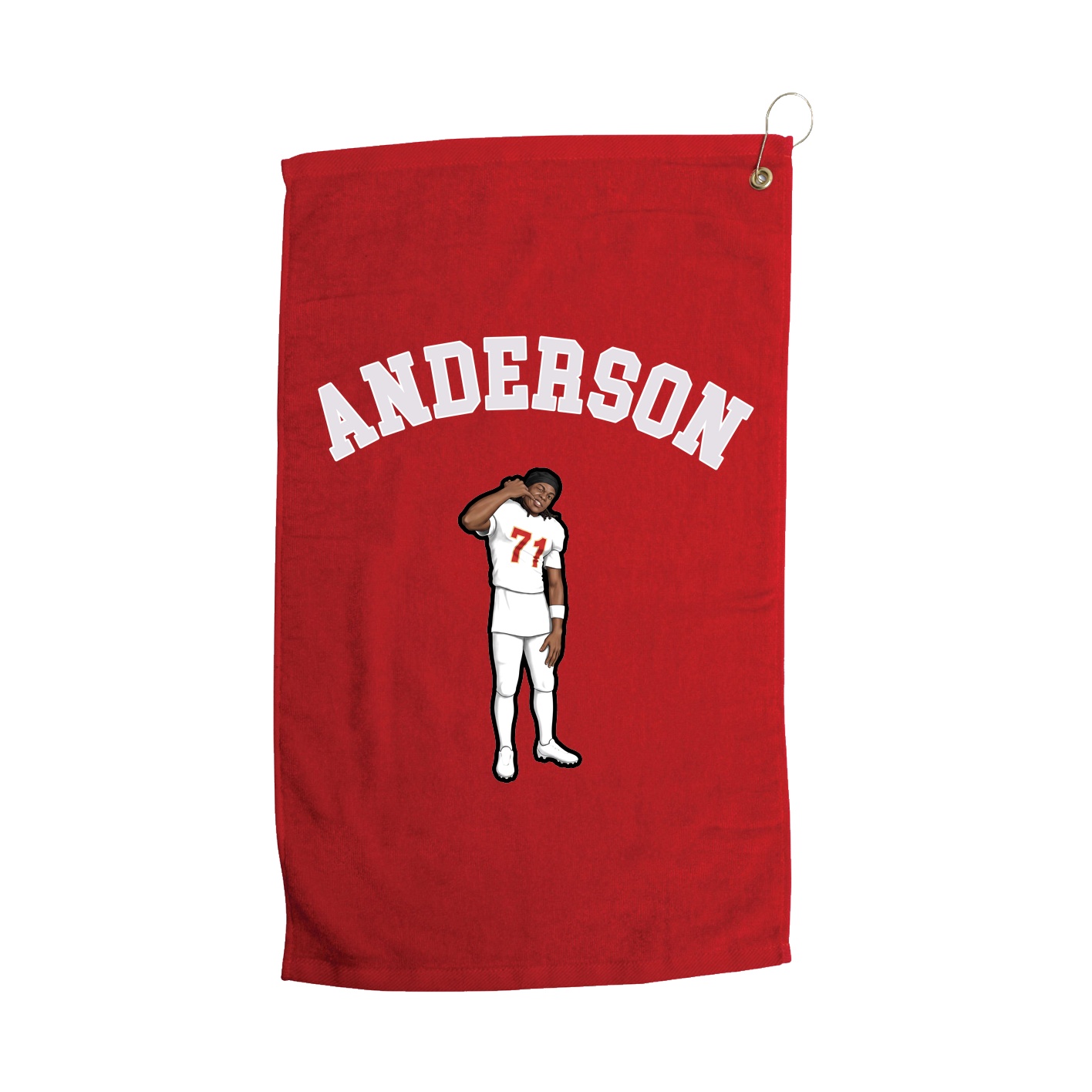 Golf Towel — Shirsey Arch in Red