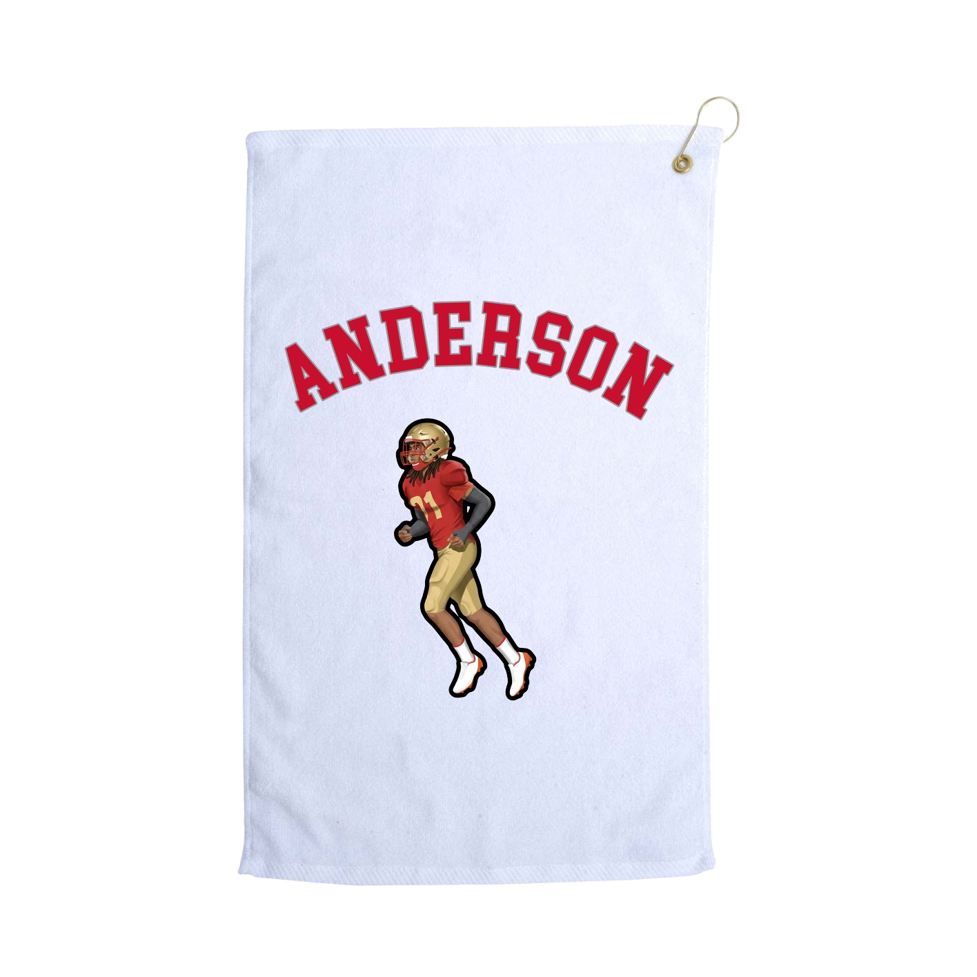 Golf Towel — Shirsey Arch in White