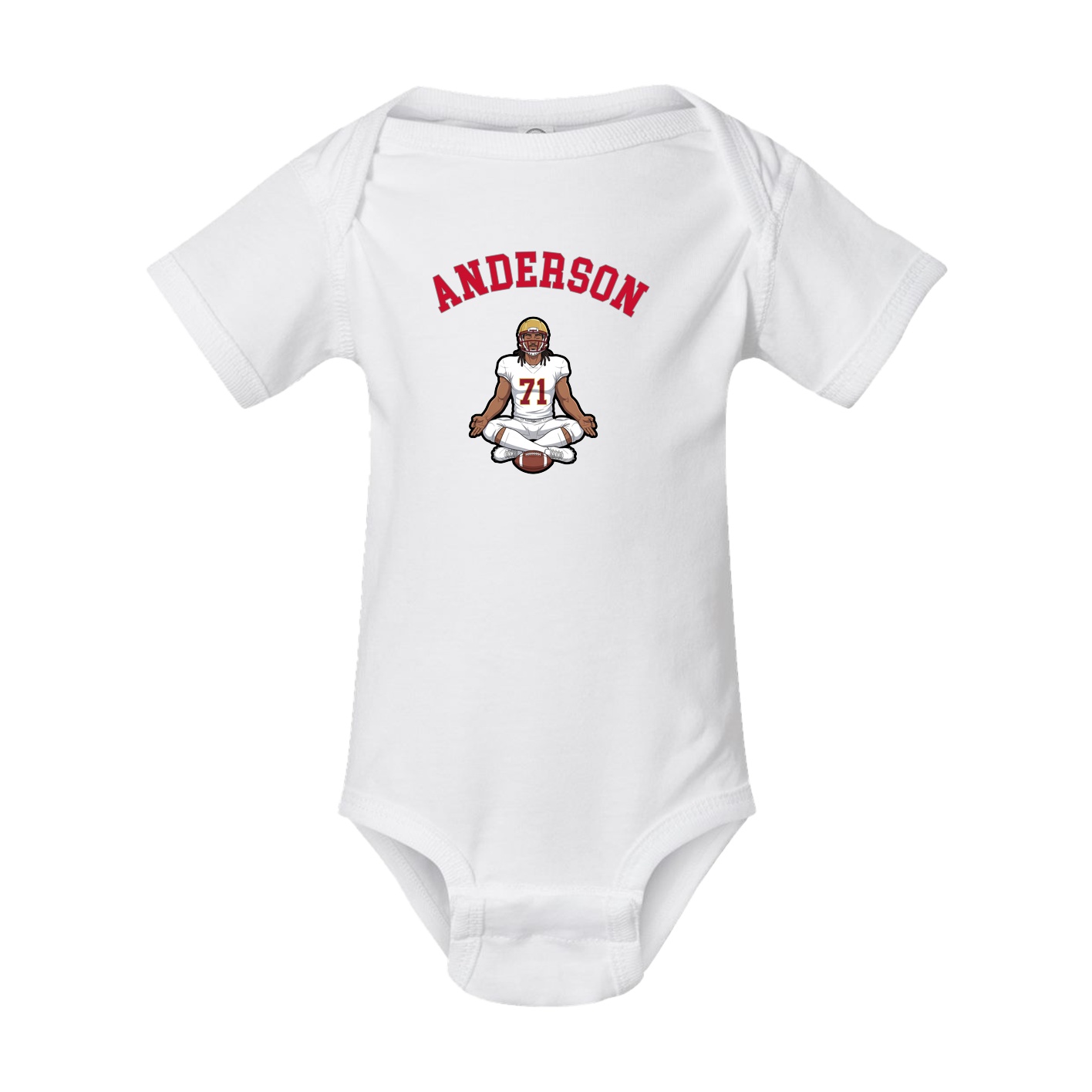 Baby Onesie — Shirsey Arch in White