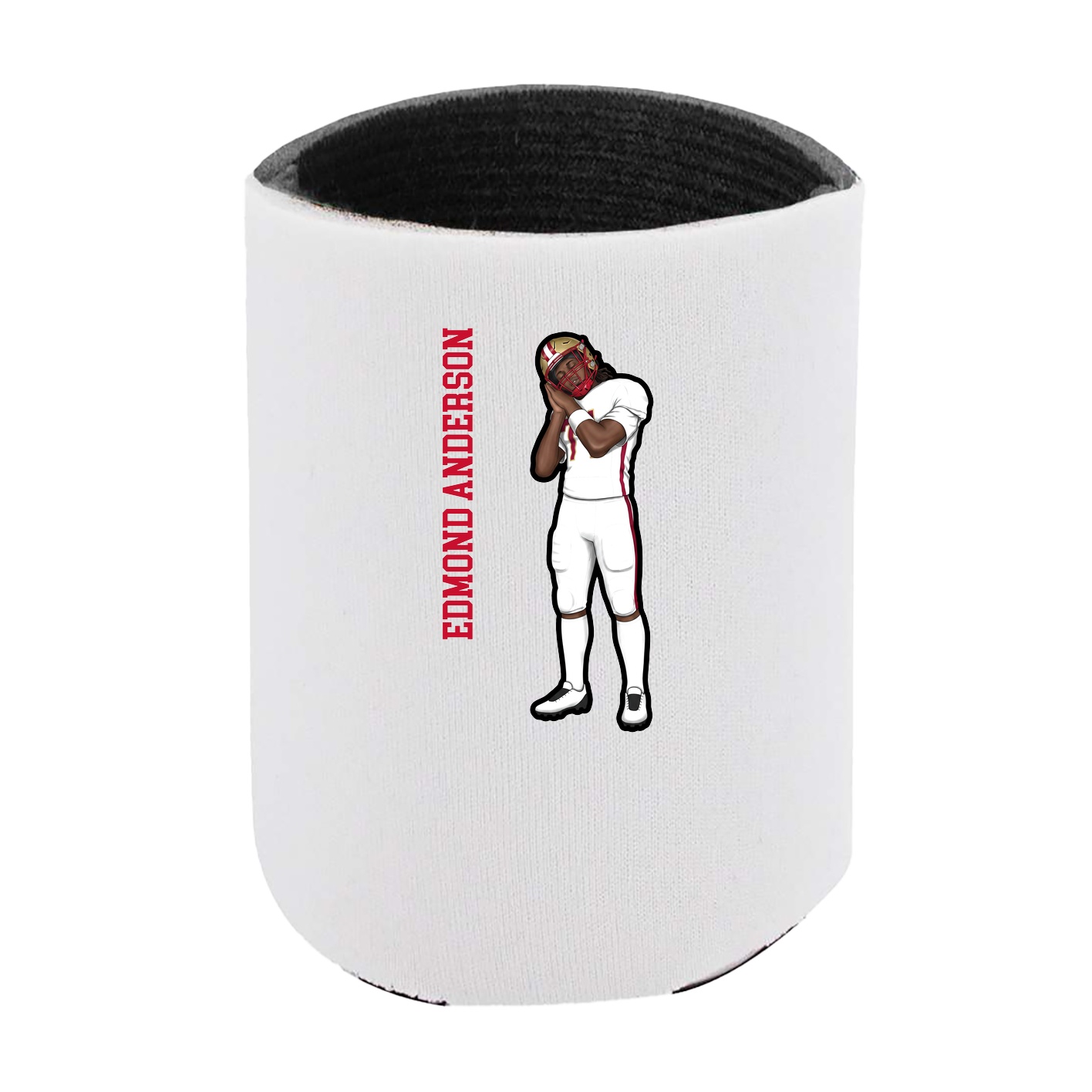 Can Holder — Name Vertical in White
