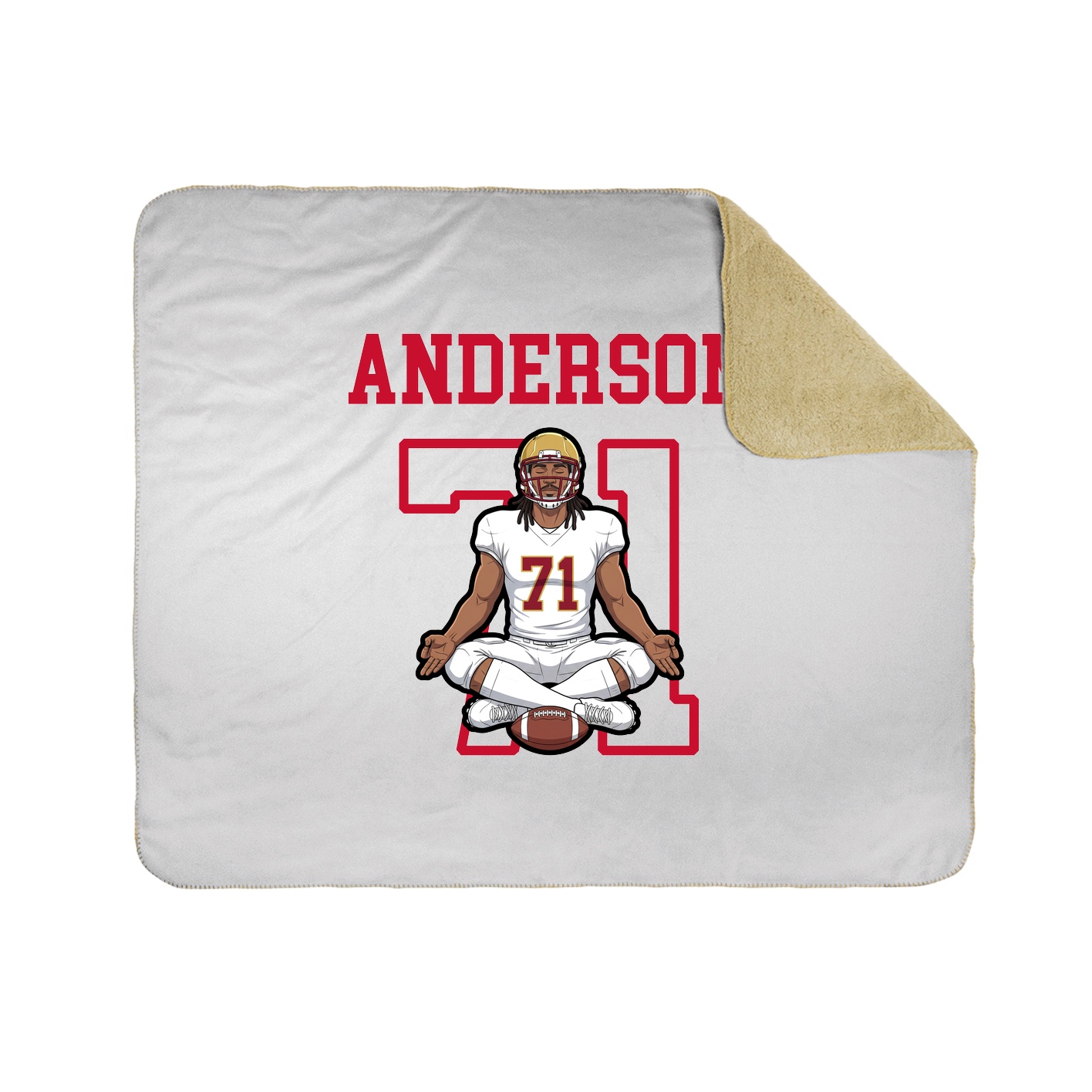 Throw Blanket — Shirsey in White