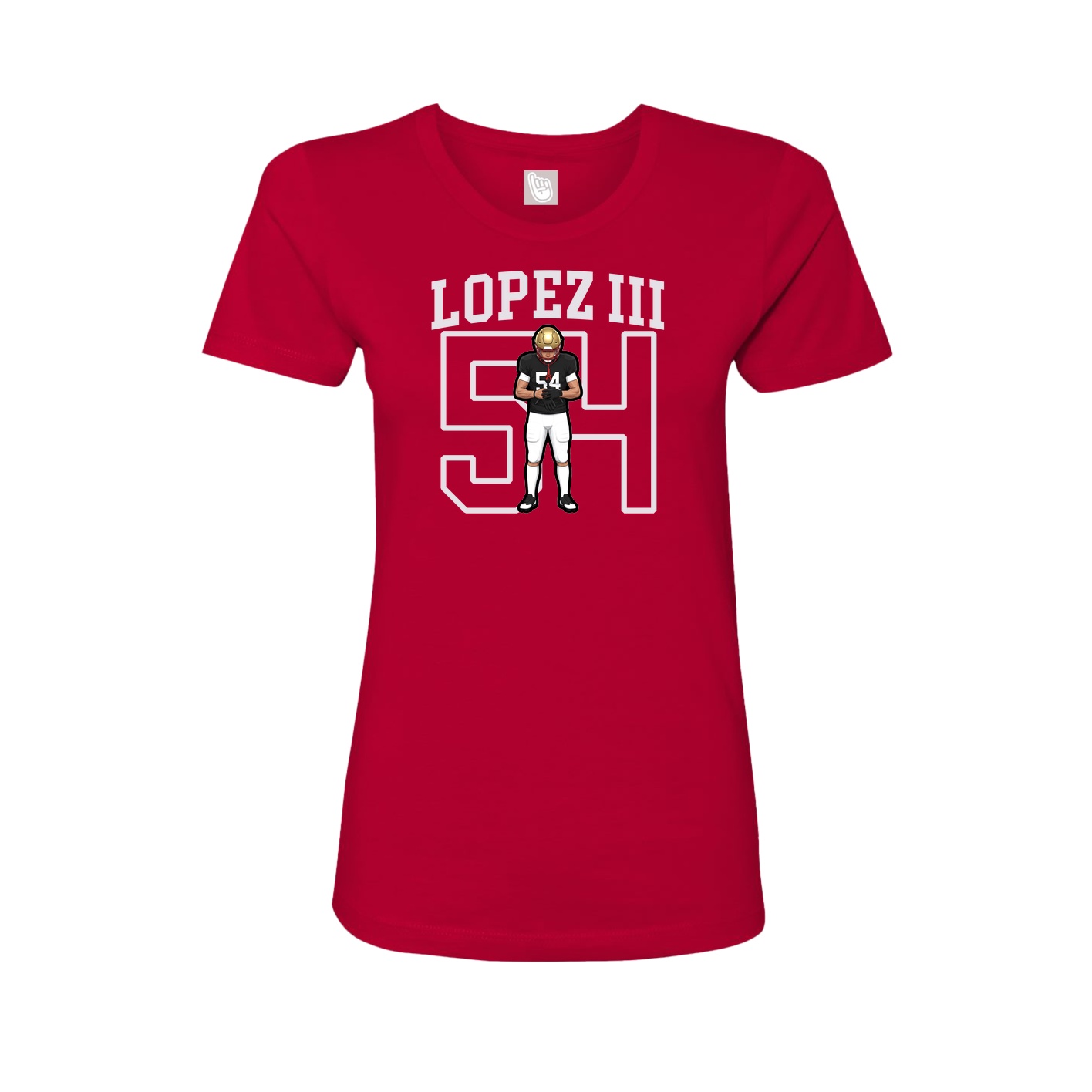 Fitted Women's Tee — Shirsey in Red