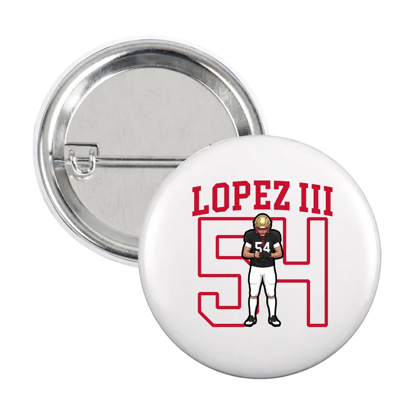 Game Day Button — Shirsey in White