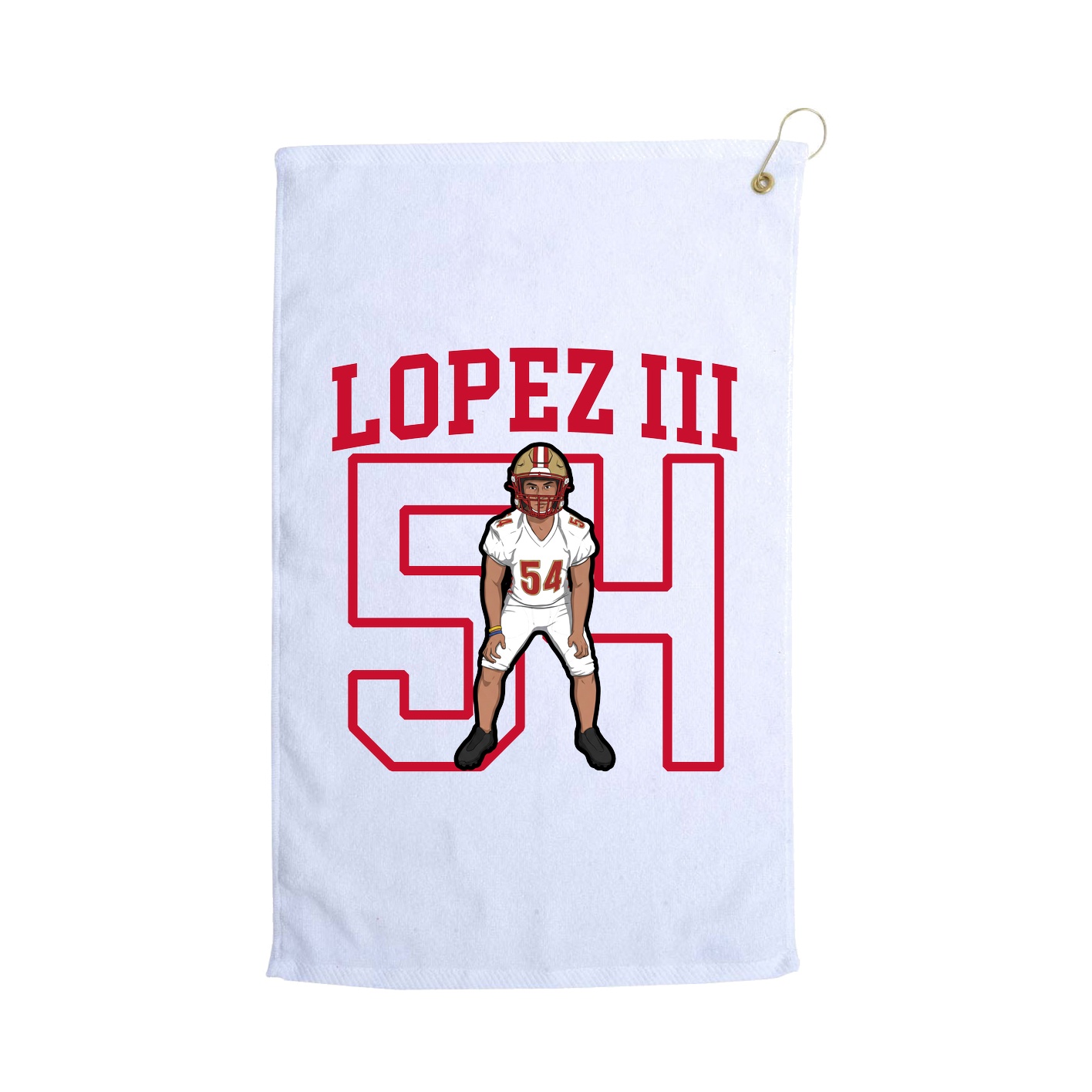 Golf Towel — Shirsey in White