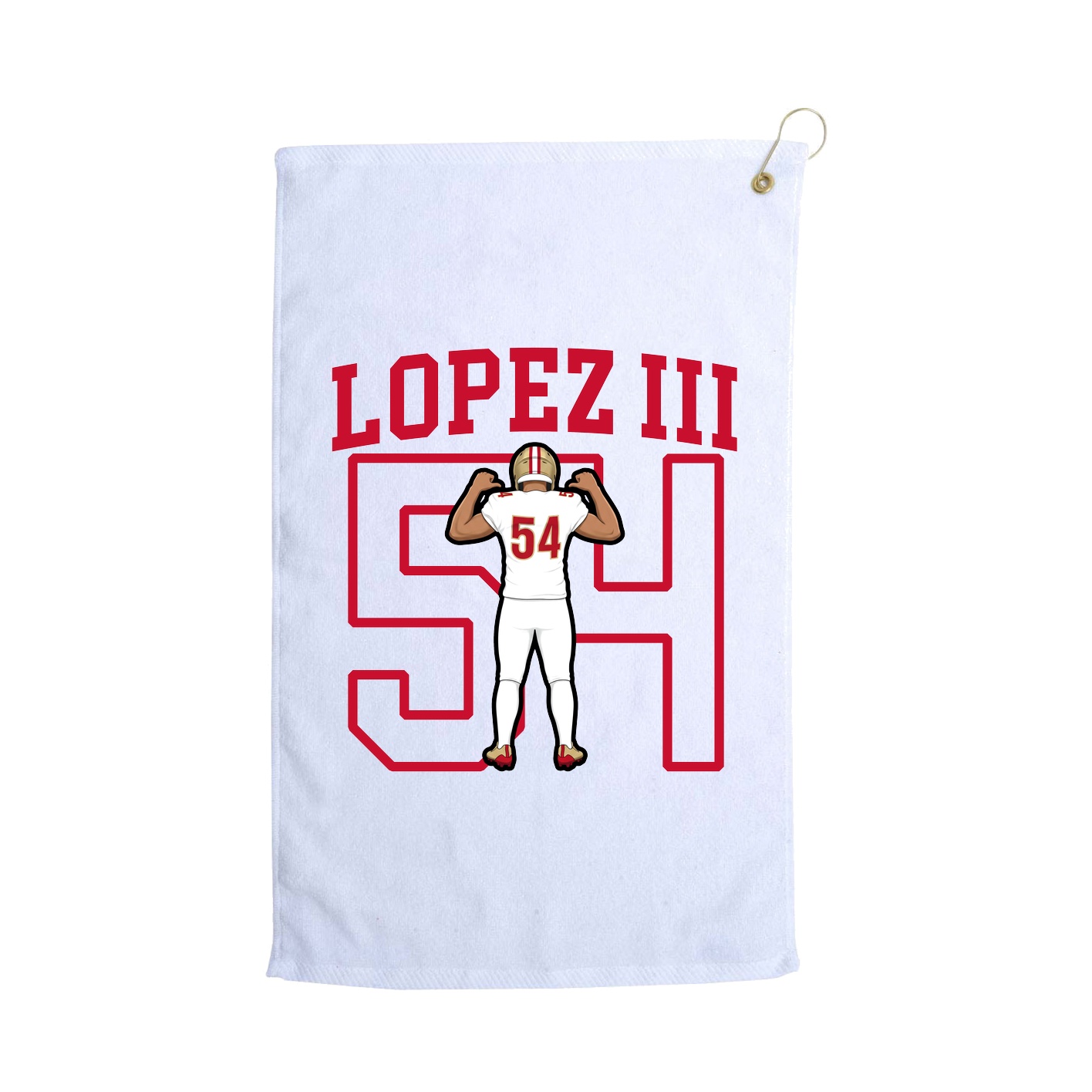 Golf Towel — Shirsey in White