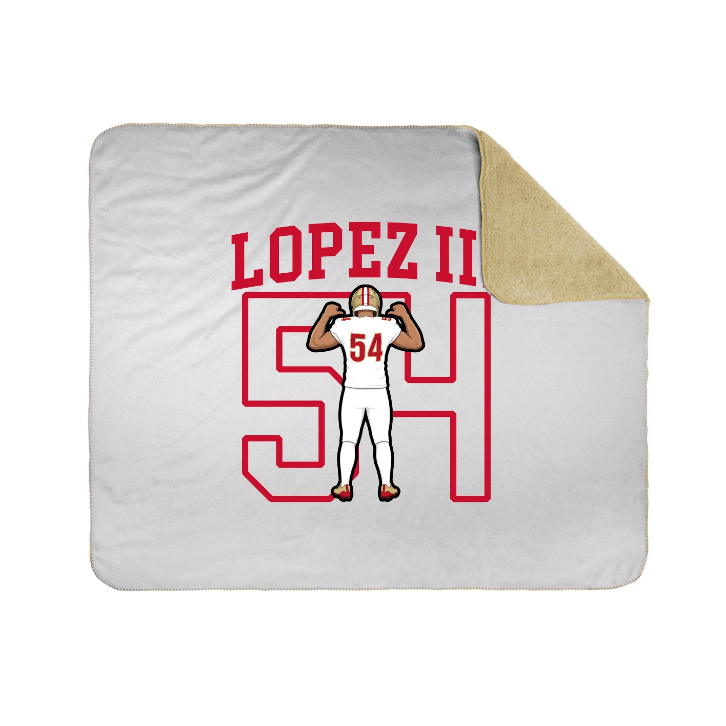 Throw Blanket — Shirsey in White
