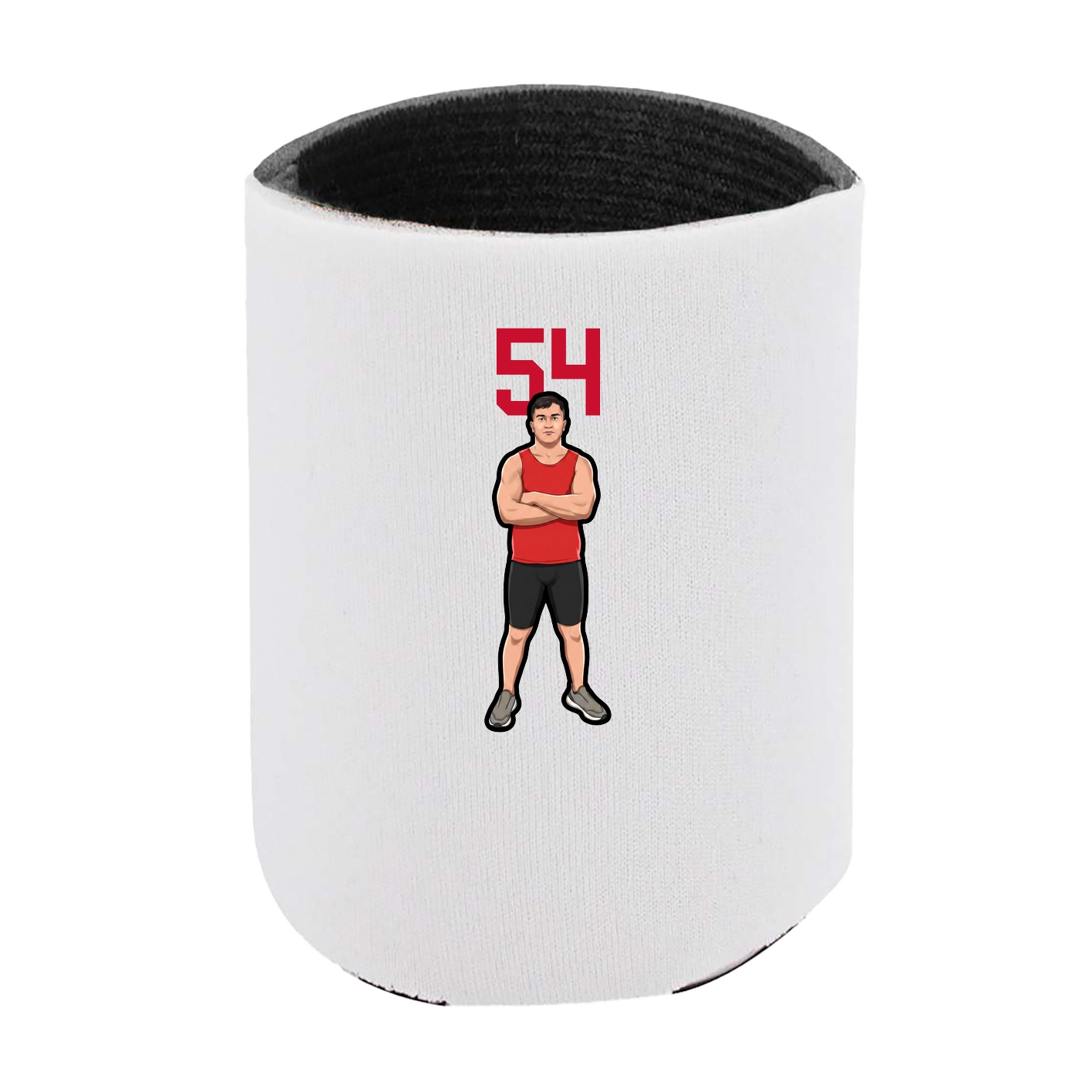 Can Holder — Number Top in White