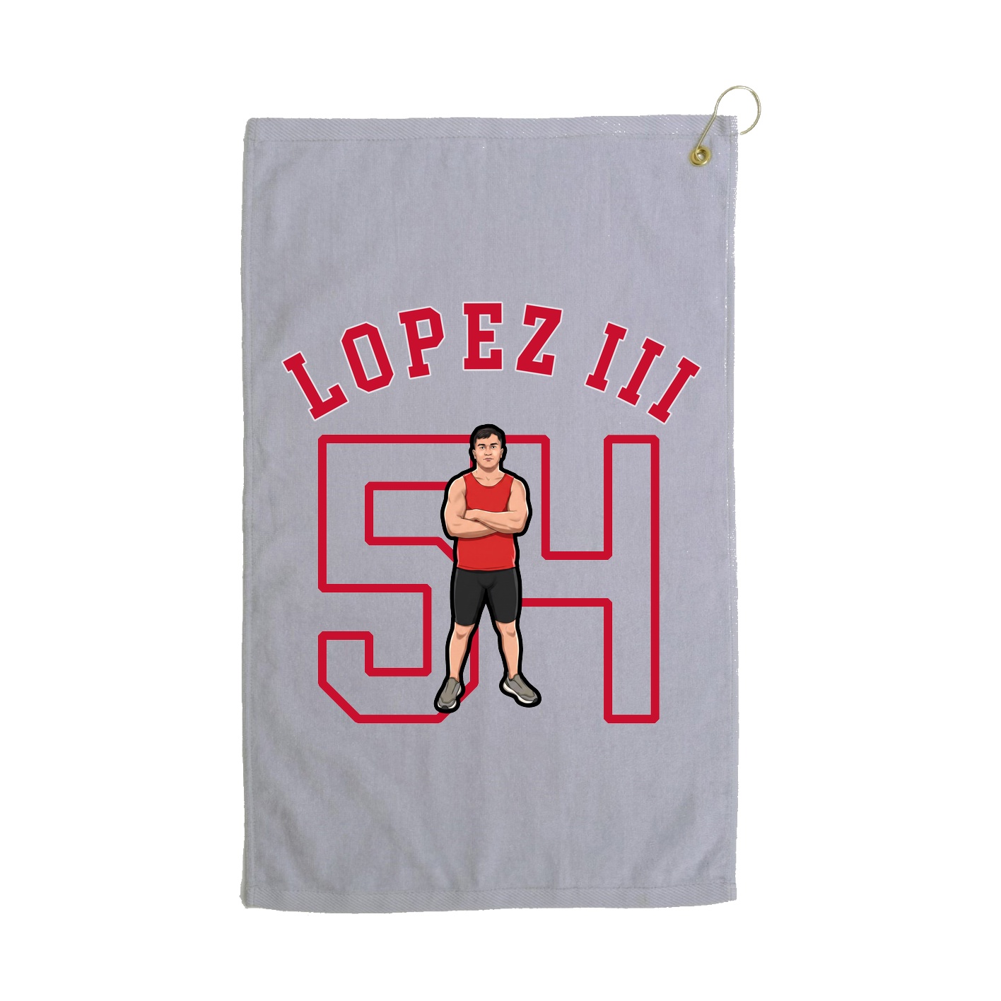 Golf Towel — Shirsey Arch in Grey