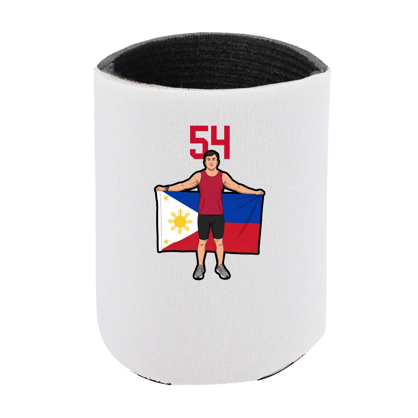 Can Holder — Number Top in White