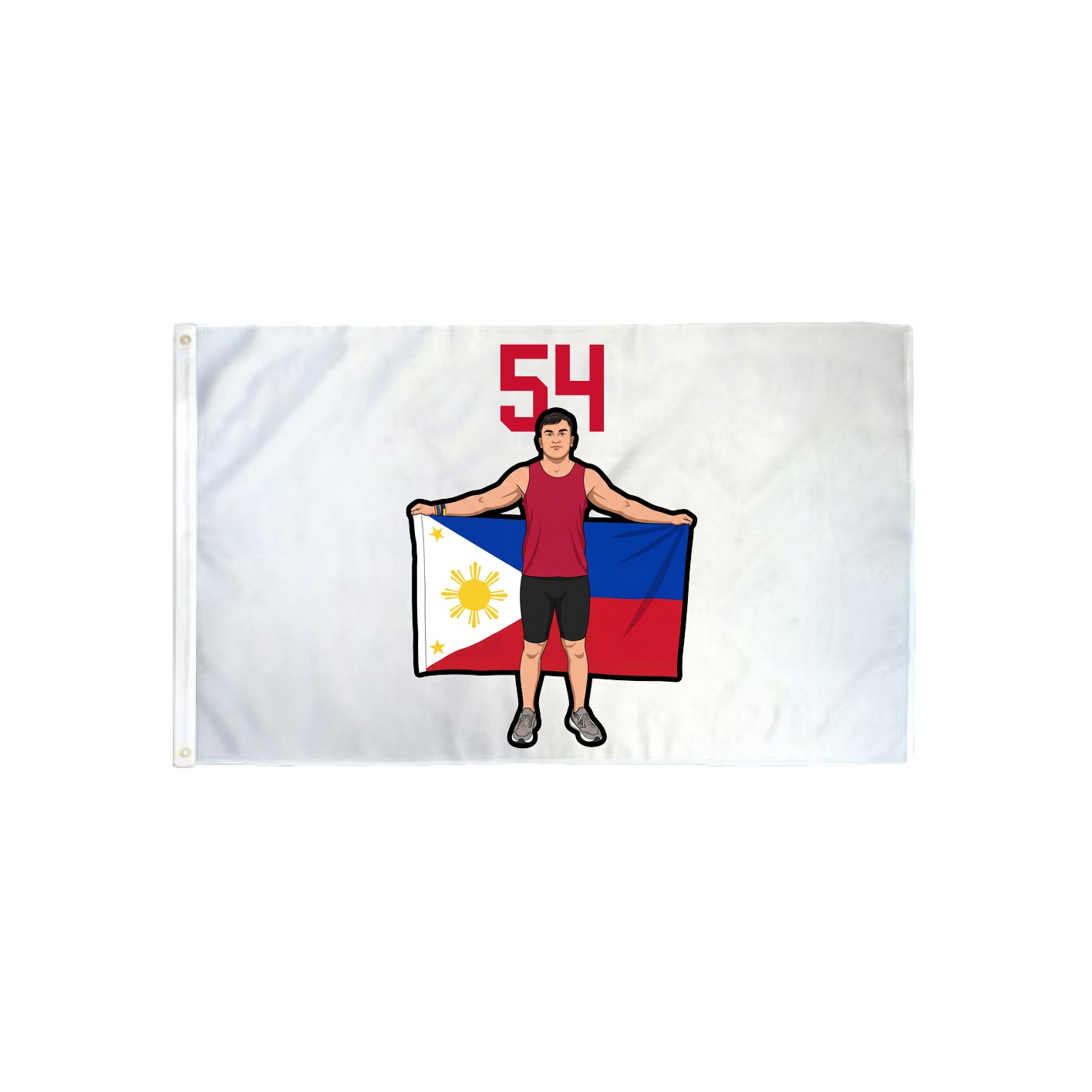 3x5 Flag — Number Top in Classic