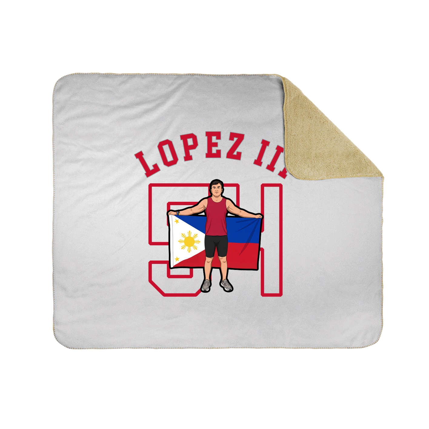 Throw Blanket — Shirsey Arch in White